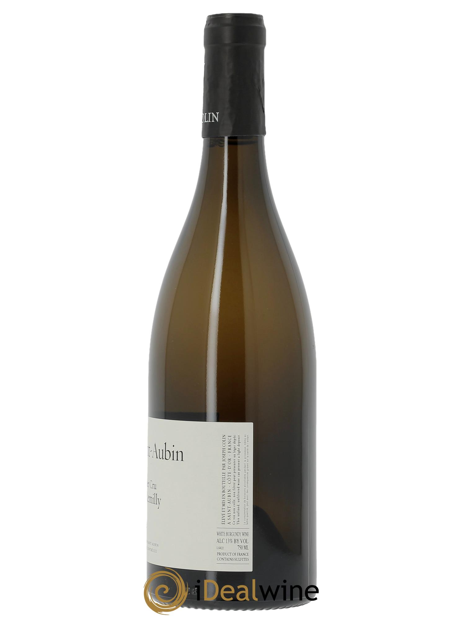 Saint-Aubin 1er Cru En Remilly Joseph Colin 2022 - Lot de 1 bouteille - 1
