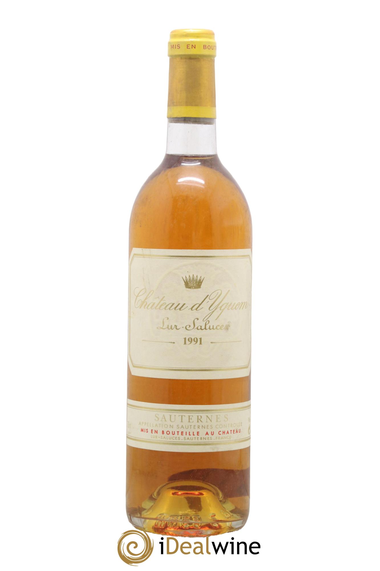 Château d' Yquem 1er Cru Classé Supérieur 1991 - Lot de 1 bouteille - 0