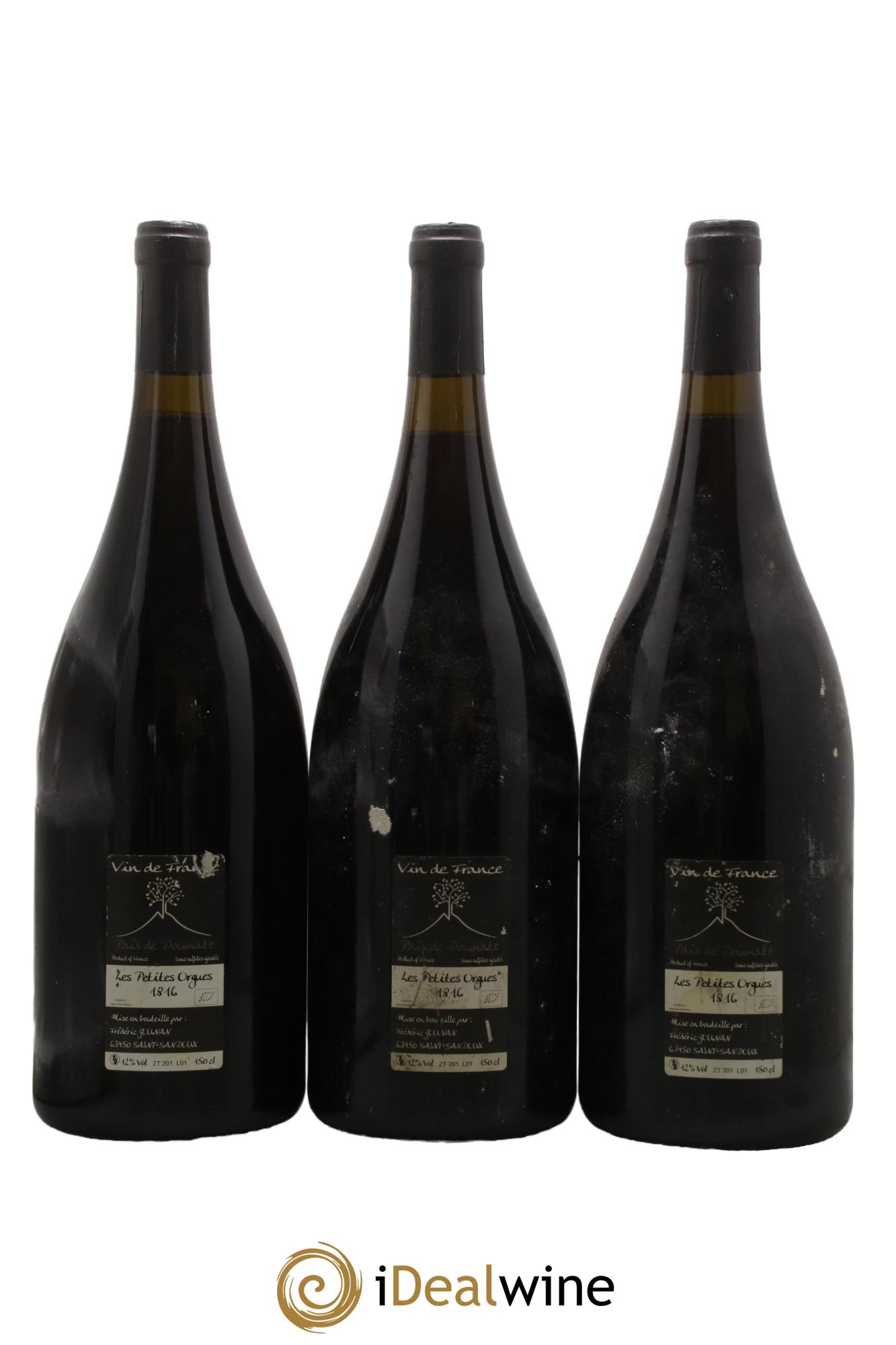 Vin de France Les Petites Orgues Vignoble de l'Arbre Blanc  2016 - Lot de 3 magnums - 1