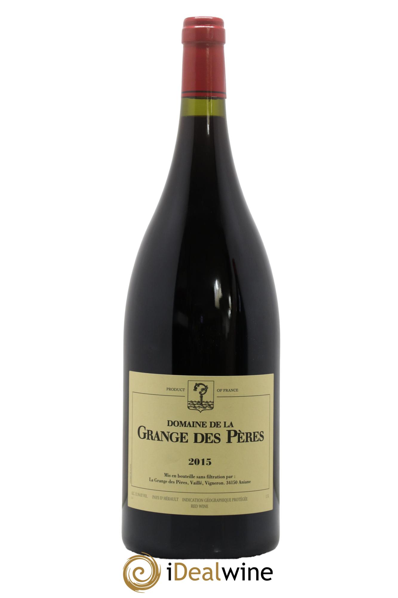 IGP Pays d'Hérault Grange des Pères Laurent Vaillé 2015 - Lot of 1 magnum - 0
