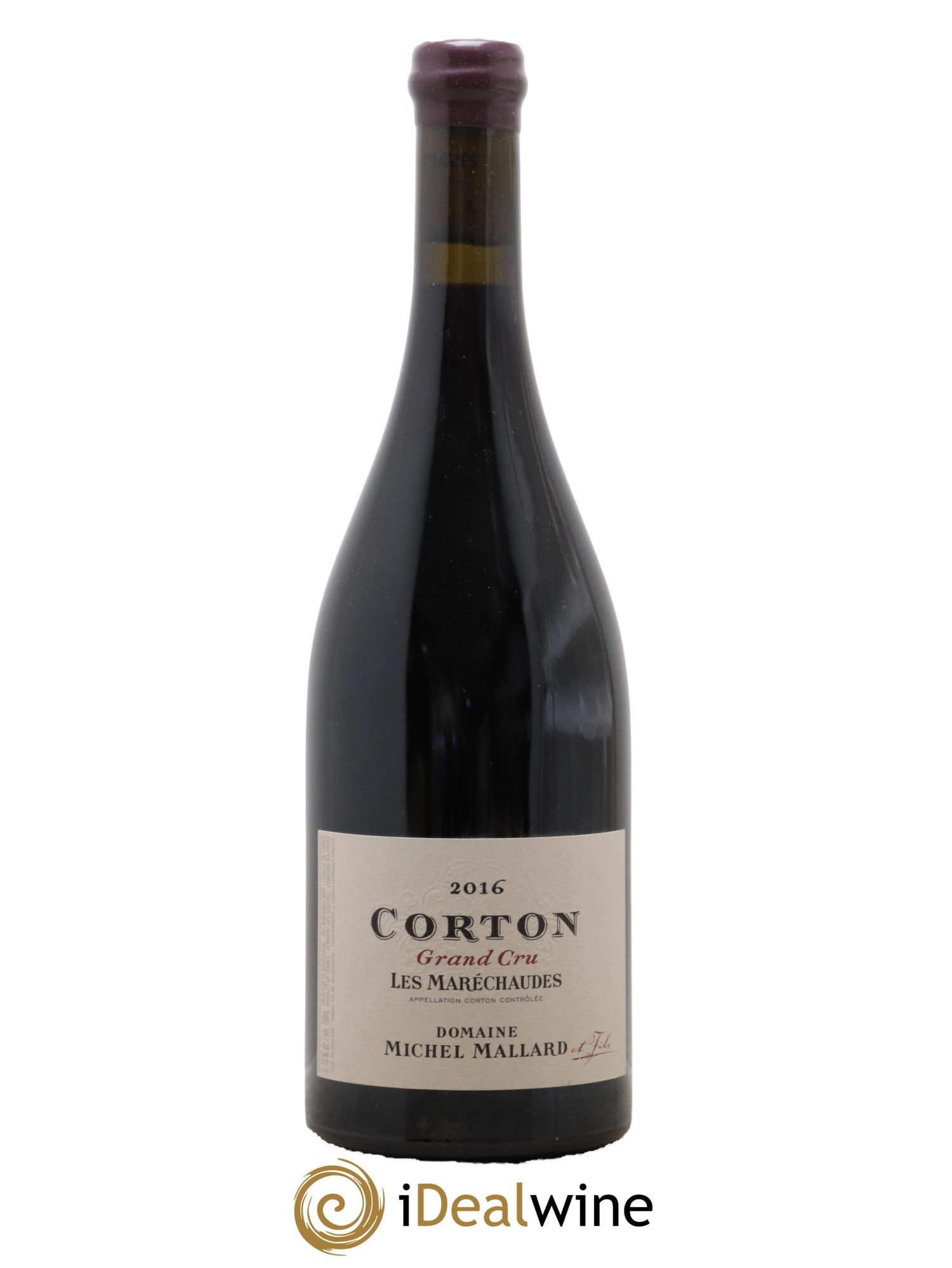Corton Grand Cru Les Marechaudes Domaine Michel Mallard Fils 2016 - Lotto di 1 bottiglia - 0