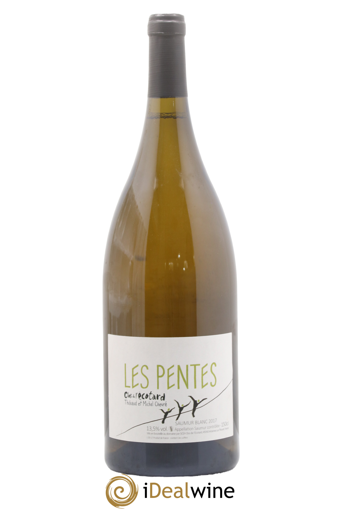 Saumur Les Pentes De L'Ecotard Thibaud Et Michel Chevre 2017 - Lot de 1 magnum - 0