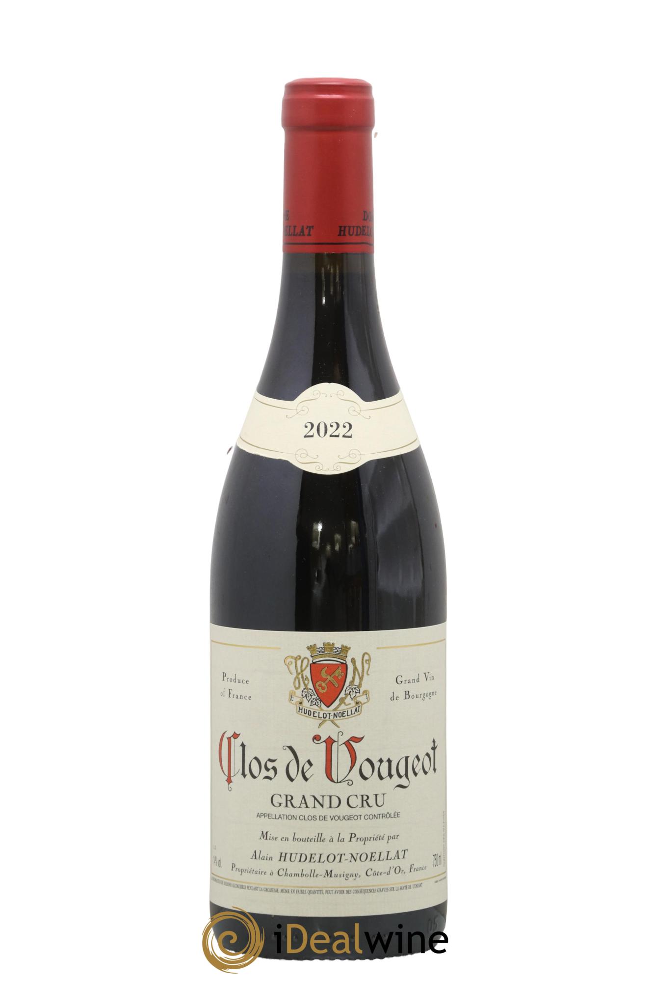 Clos de Vougeot Grand Cru Hudelot-Noëllat 2022 - Lot de 1 bouteille - 0