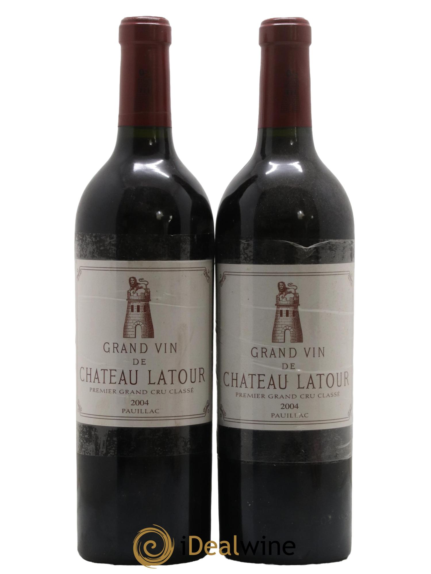Château Latour 1er Grand Cru Classé 2004 - Lot de 2 bouteilles - 0