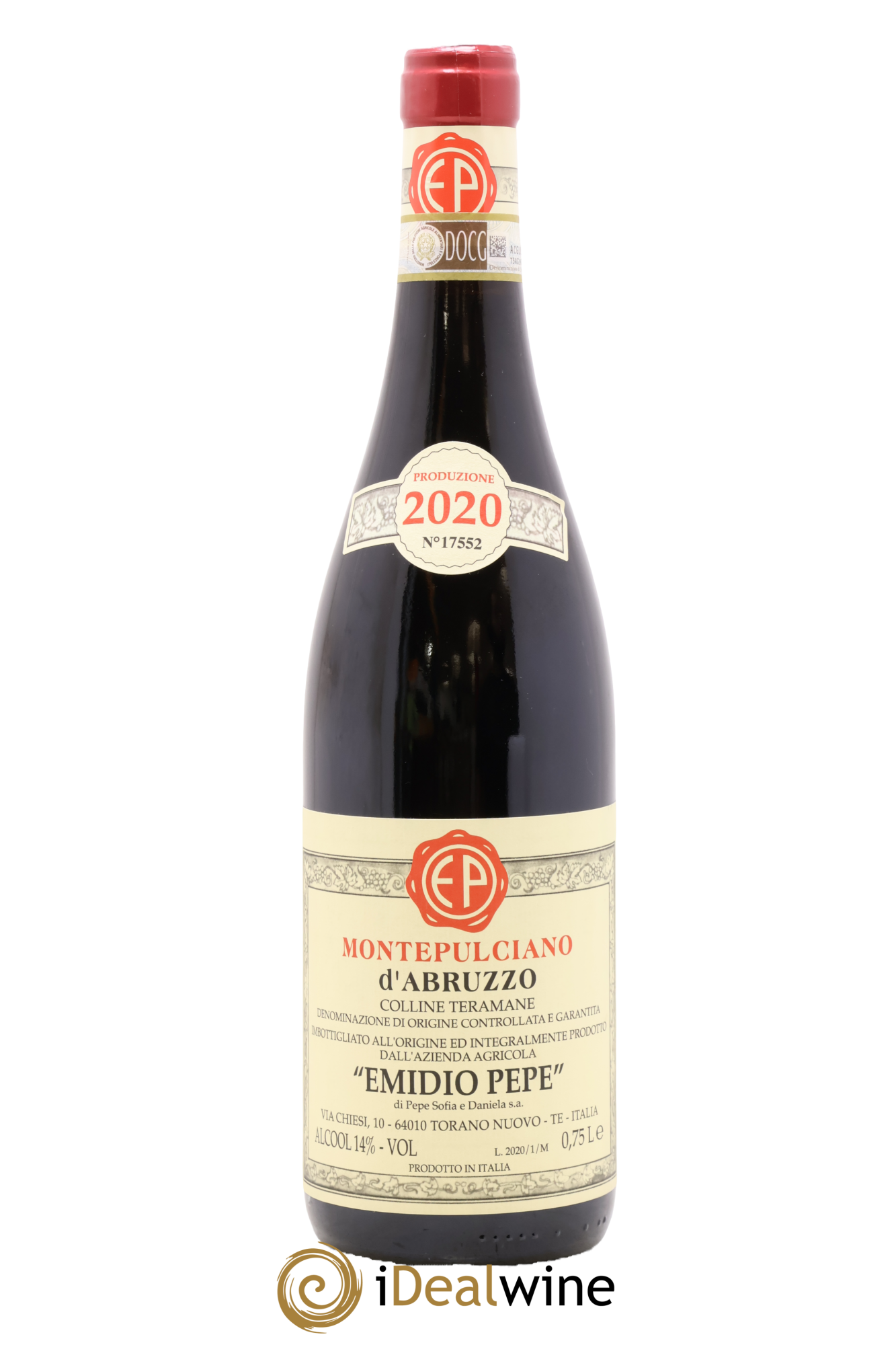 Montepulciano d'Abruzzo Colline Teramane Emidio Pepe 2020 - Posten von 1 Flasche - 0