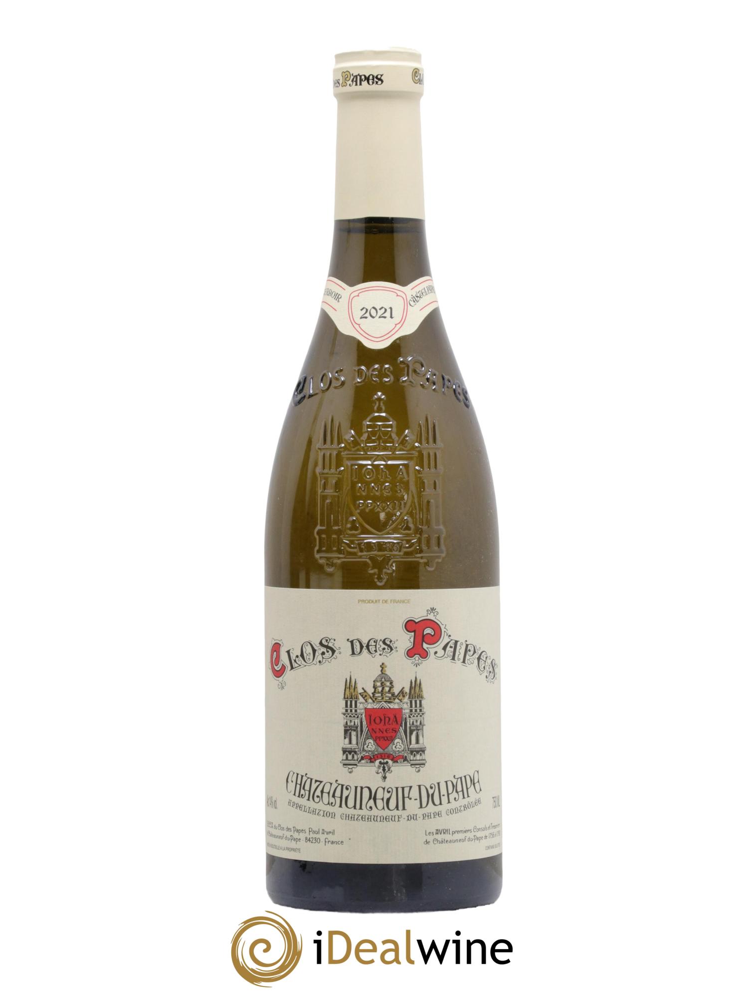 Châteauneuf-du-Pape Clos des Papes - Paul Avril 2021 - Lot de 1 bouteille - 0