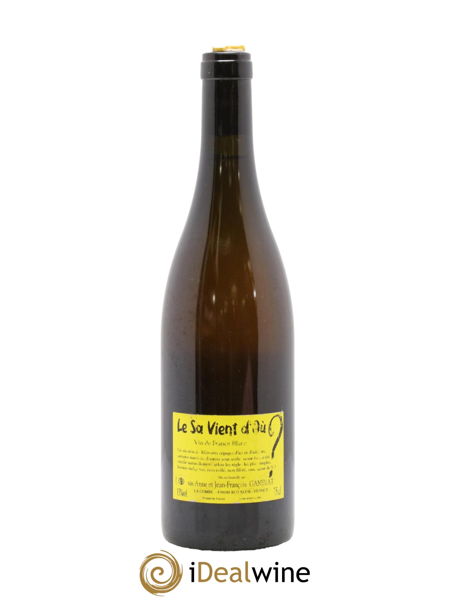 Vin de France Le Sa Vient d'Ou Anne et Jean François Ganevat 2017 - Lot de 1 bouteille - 1