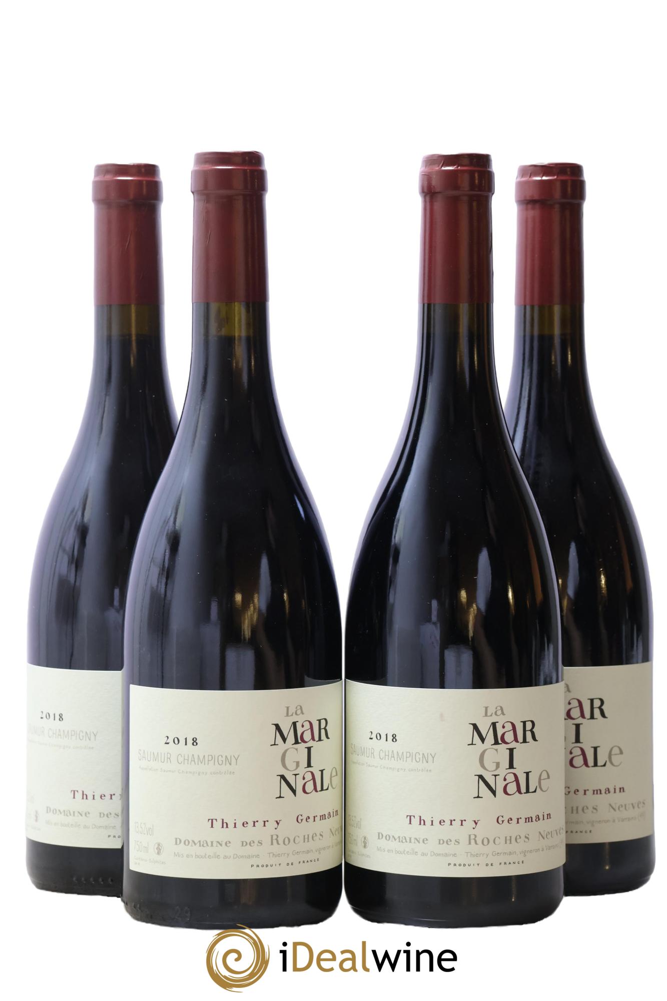 Saumur-Champigny La Marginale Domaine des Roches Neuves - Thierry Germain 2018 - Lot de 4 bouteilles - 0