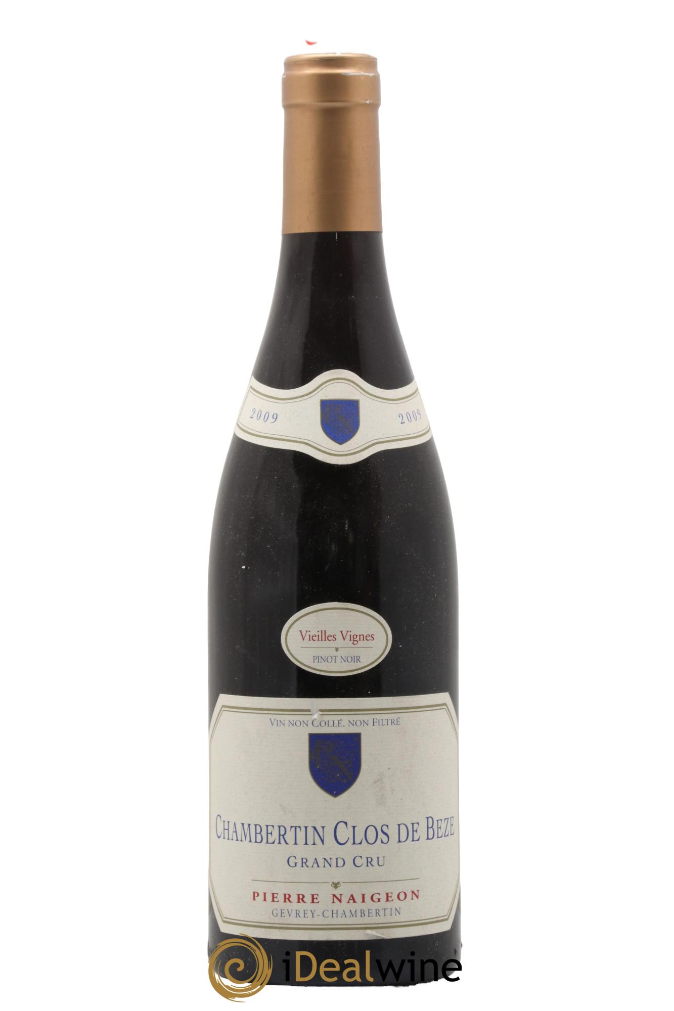 Chambertin Grand Cru Clos de Bèze Vieilles Vignes Pierre Naigeon 2009 - Posten von 1 Flasche - 0