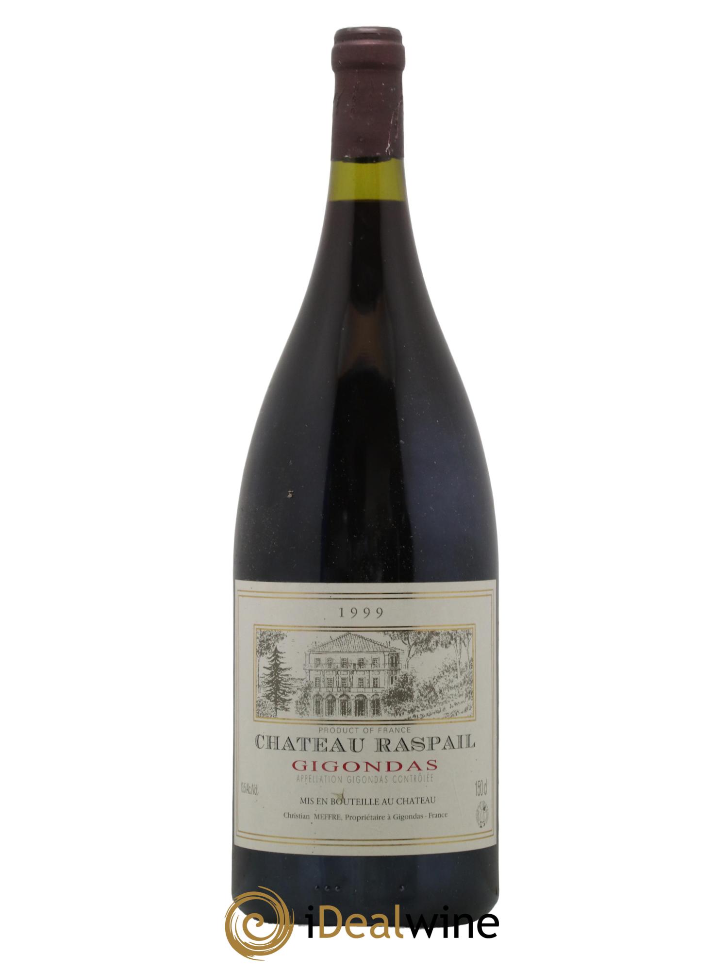 Gigondas Château Raspail 1999 - Posten von 1 Magnum - 0