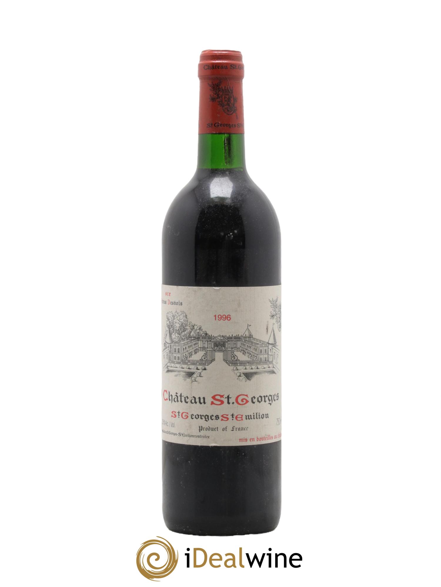 Château Saint-Georges 1996 - Lot de 1 bouteille - 0