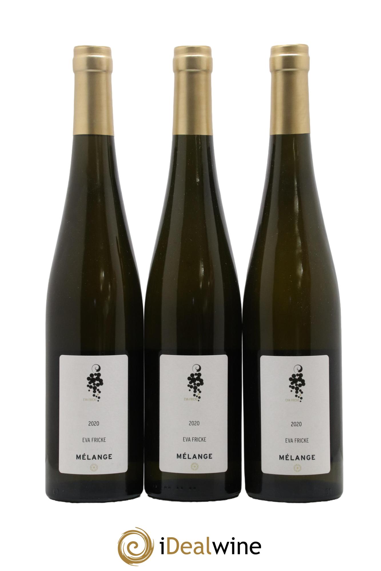 Allemagne Riesling Trocken GBA Melange Fricke Eva 2020 - Posten von 3 Flaschen - 0