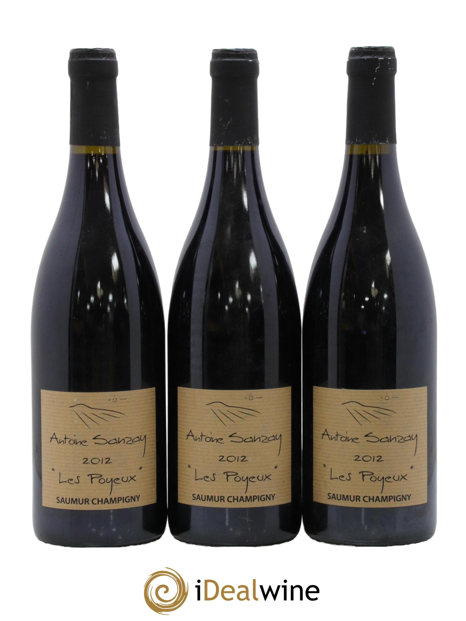 Saumur-Champigny Les Poyeux Antoine Sanzay 2012 - Lot de 3 bouteilles - 0