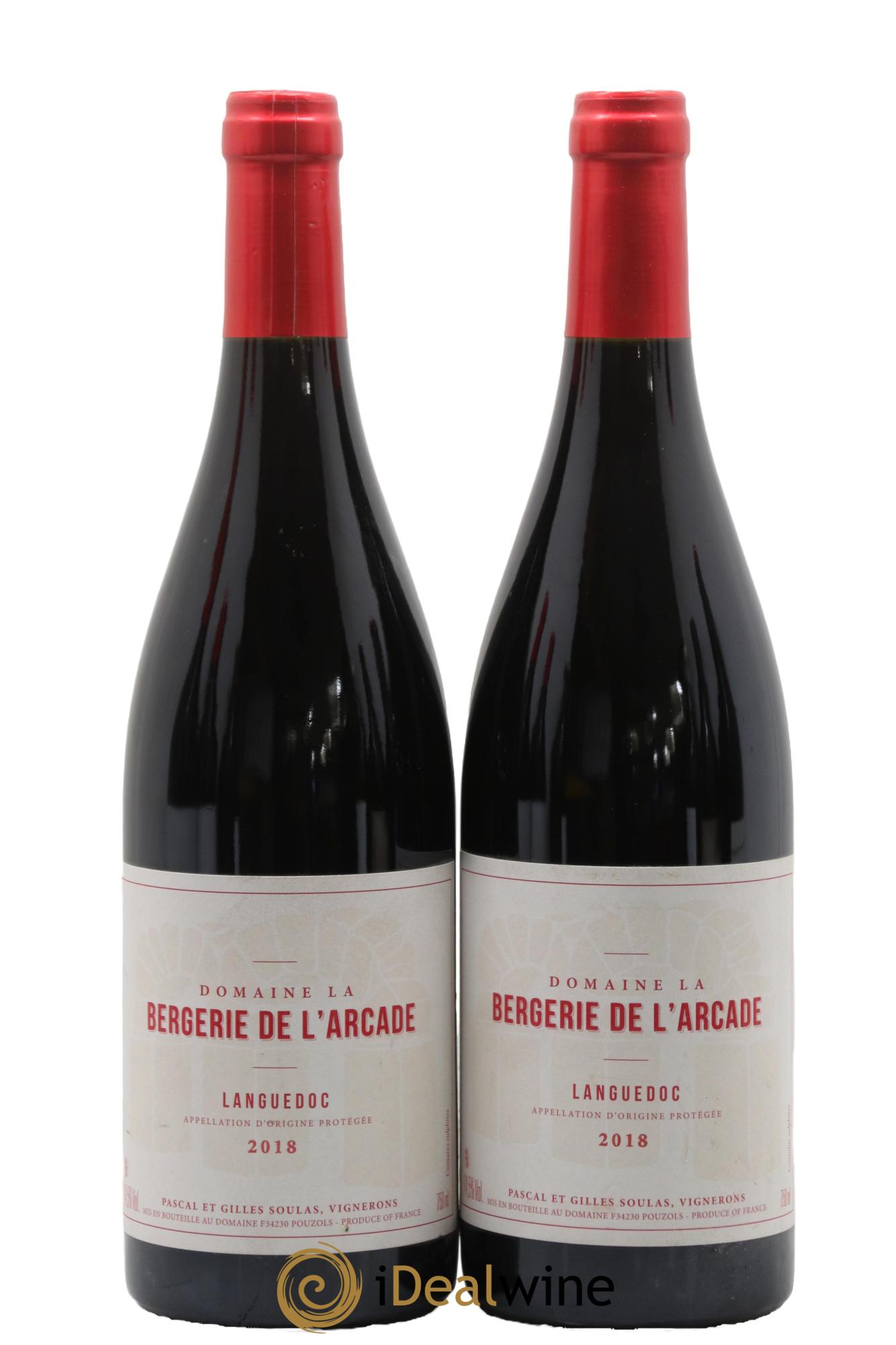 Languedoc La Bergerie de l'Arcade (Domaine) 2018 - Posten von 2 Flaschen - 0