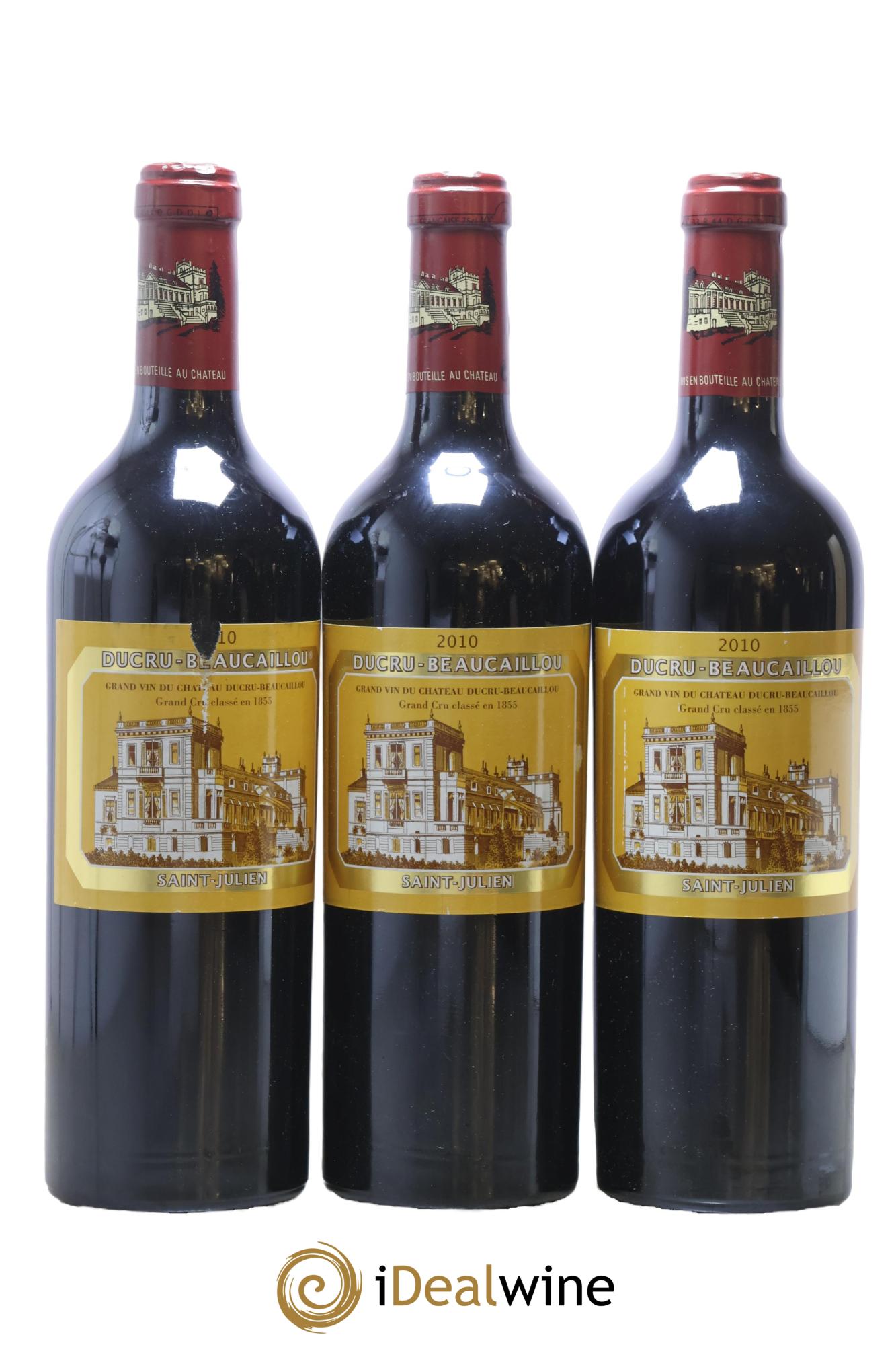Château Ducru Beaucaillou 2ème Grand Cru Classé 2010 - Lot of 3 bottles - 0