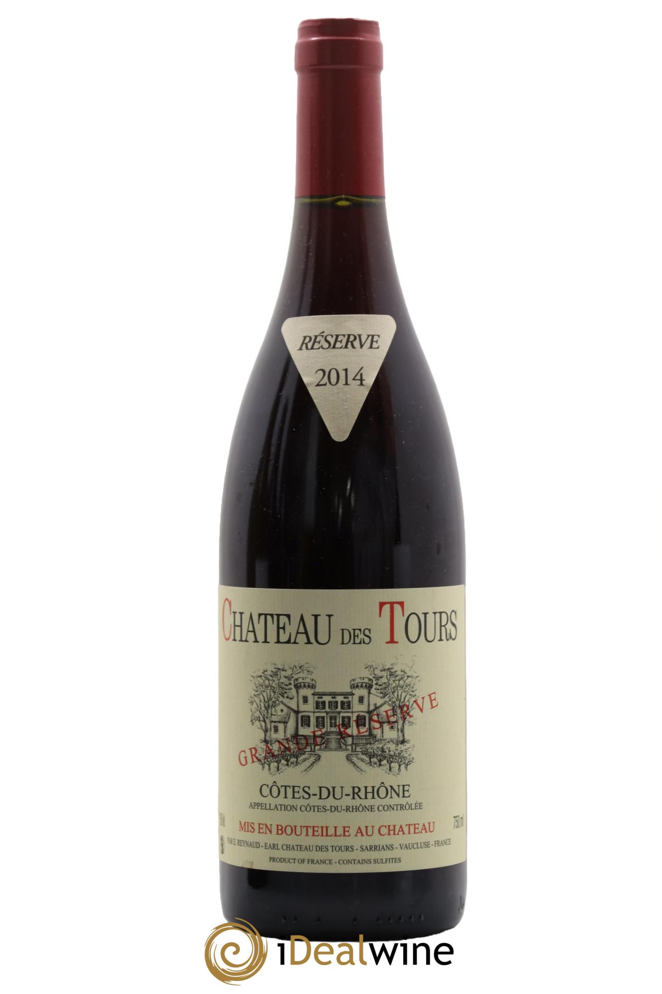 Côtes-du-Rhône Château des Tours Grande Réserve Emmanuel Reynaud 2014 - Lot de 1 bouteille - 0