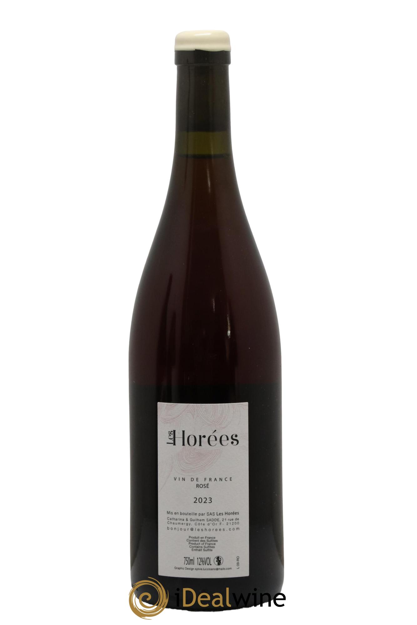 Vin de France Rosé Bonheur Les Horées 2023 - Lot de 1 bouteille - 1