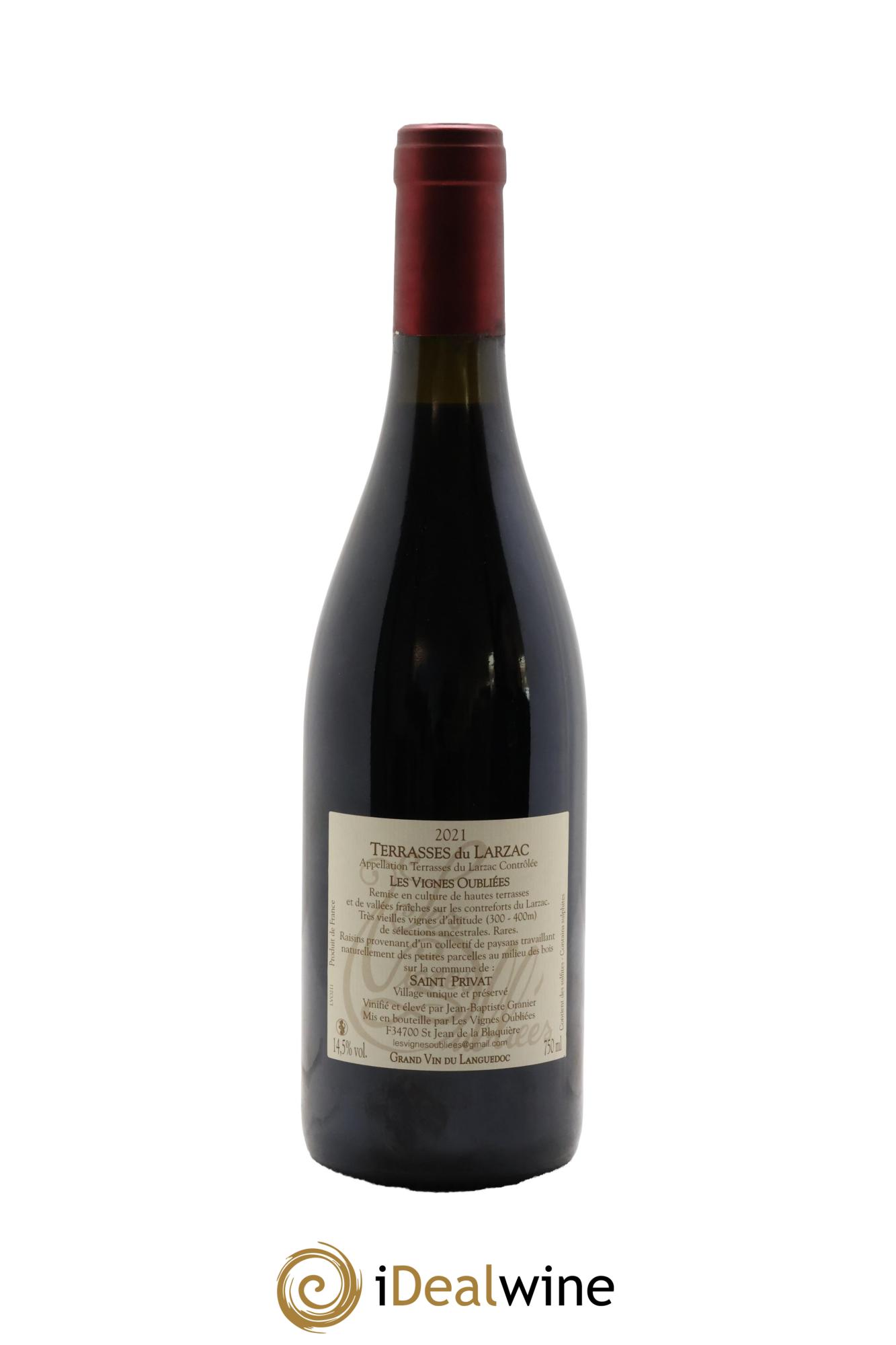 Languedoc Les Vignes Oubliées Autour du Cinsault Jean-Baptiste Granier 2021 - Lot of 1 bottle - 1