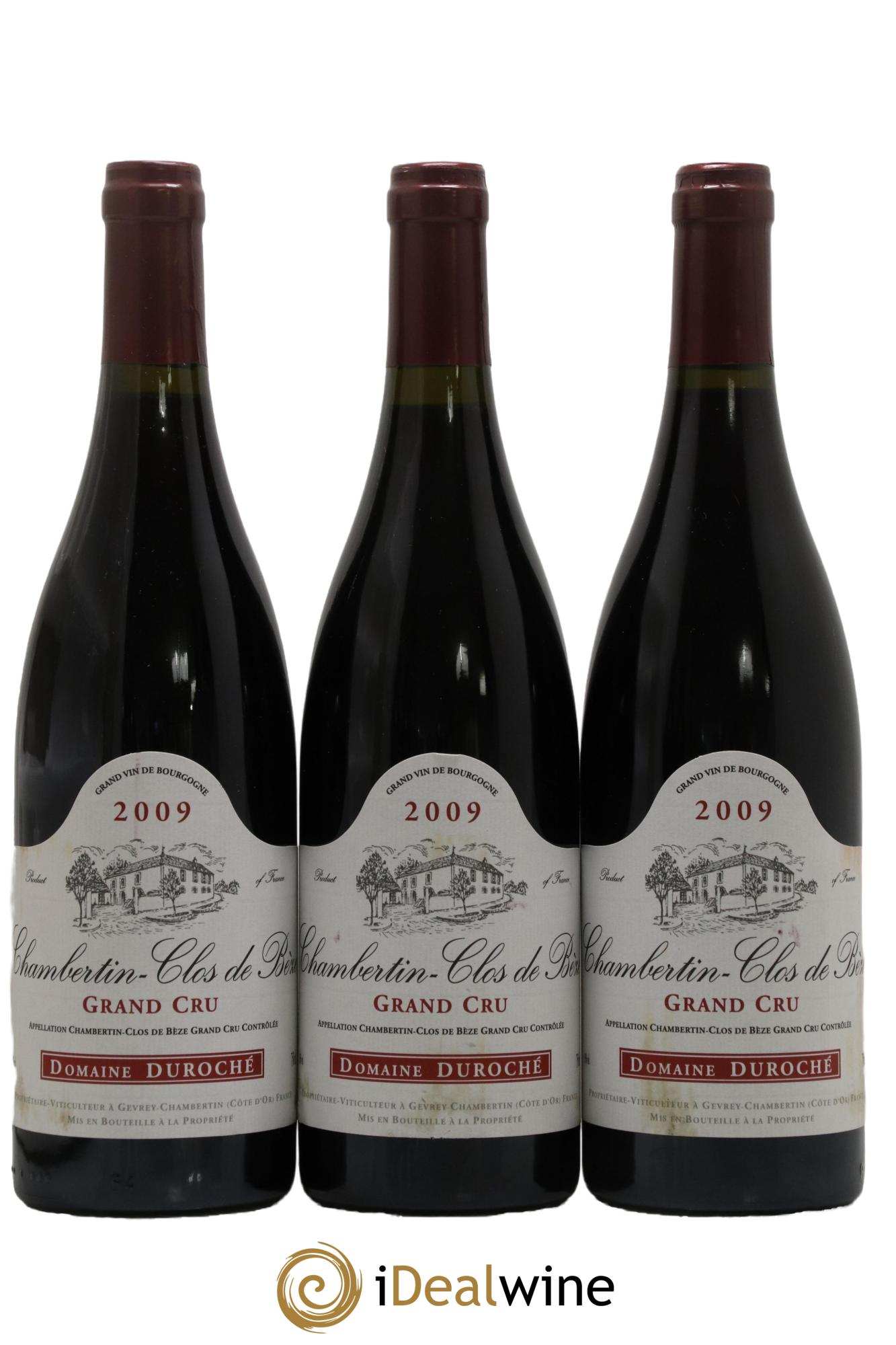 Chambertin Clos de Bèze Grand Cru Duroché (Domaine) 2009 - Lot de 3 bouteilles - 0