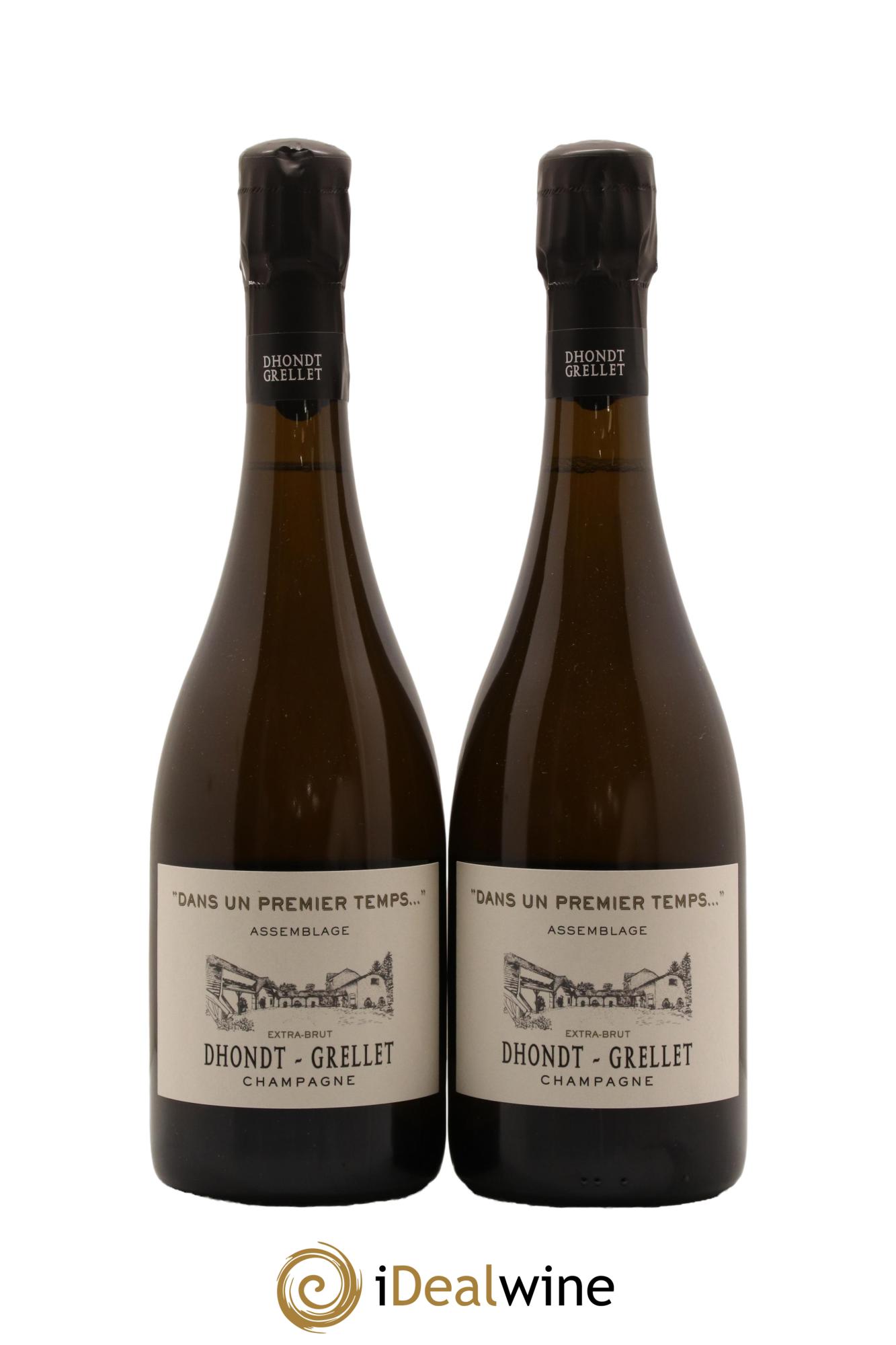 Dans un premier temps... Extra-Brut Dhondt Grellet - Lot of 2 bottles - 0