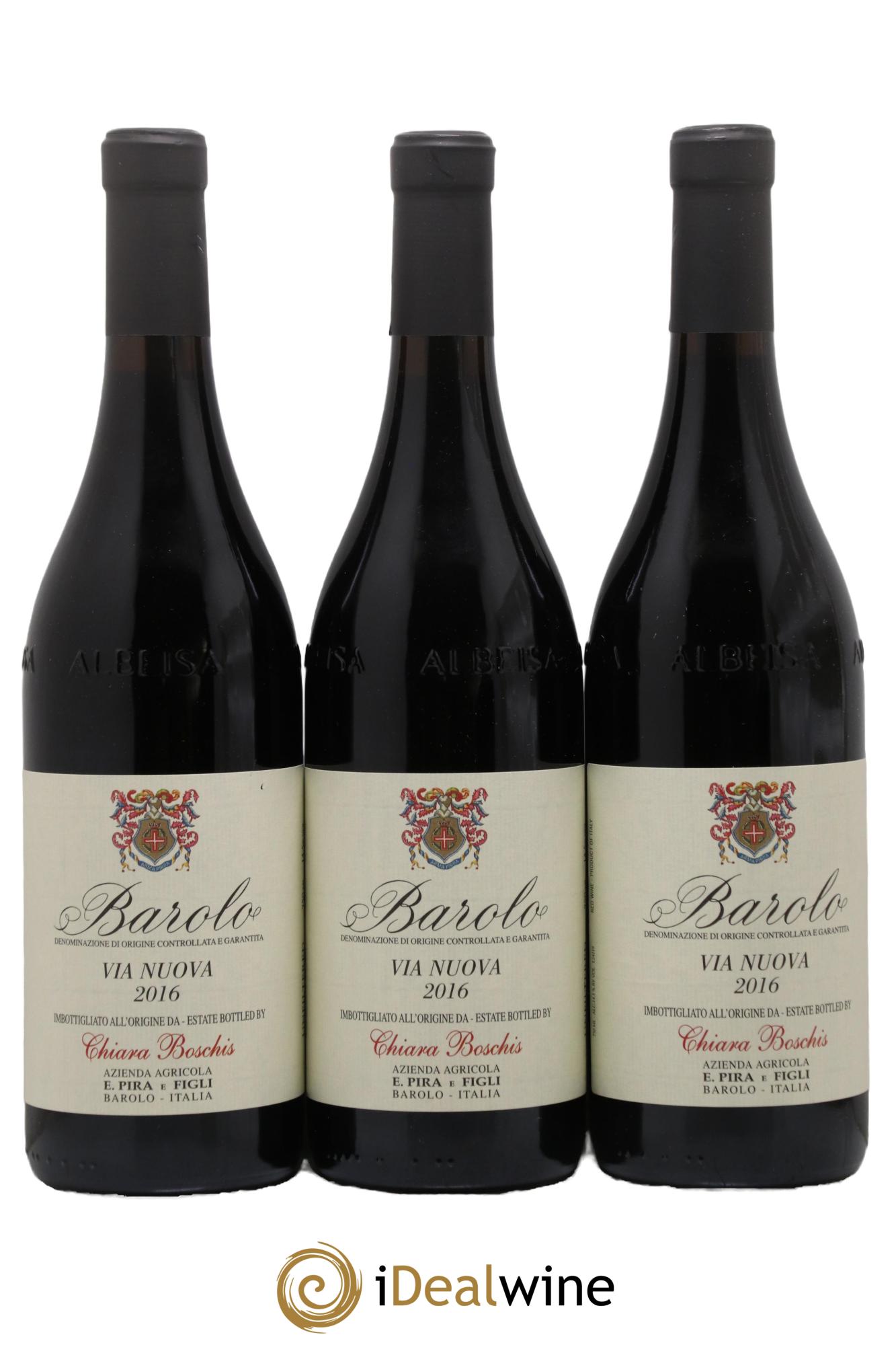 Barolo DOCG Via Nuova Pira & Figli Chiara Boschis 2016 - Lot of 3 bottles - 0