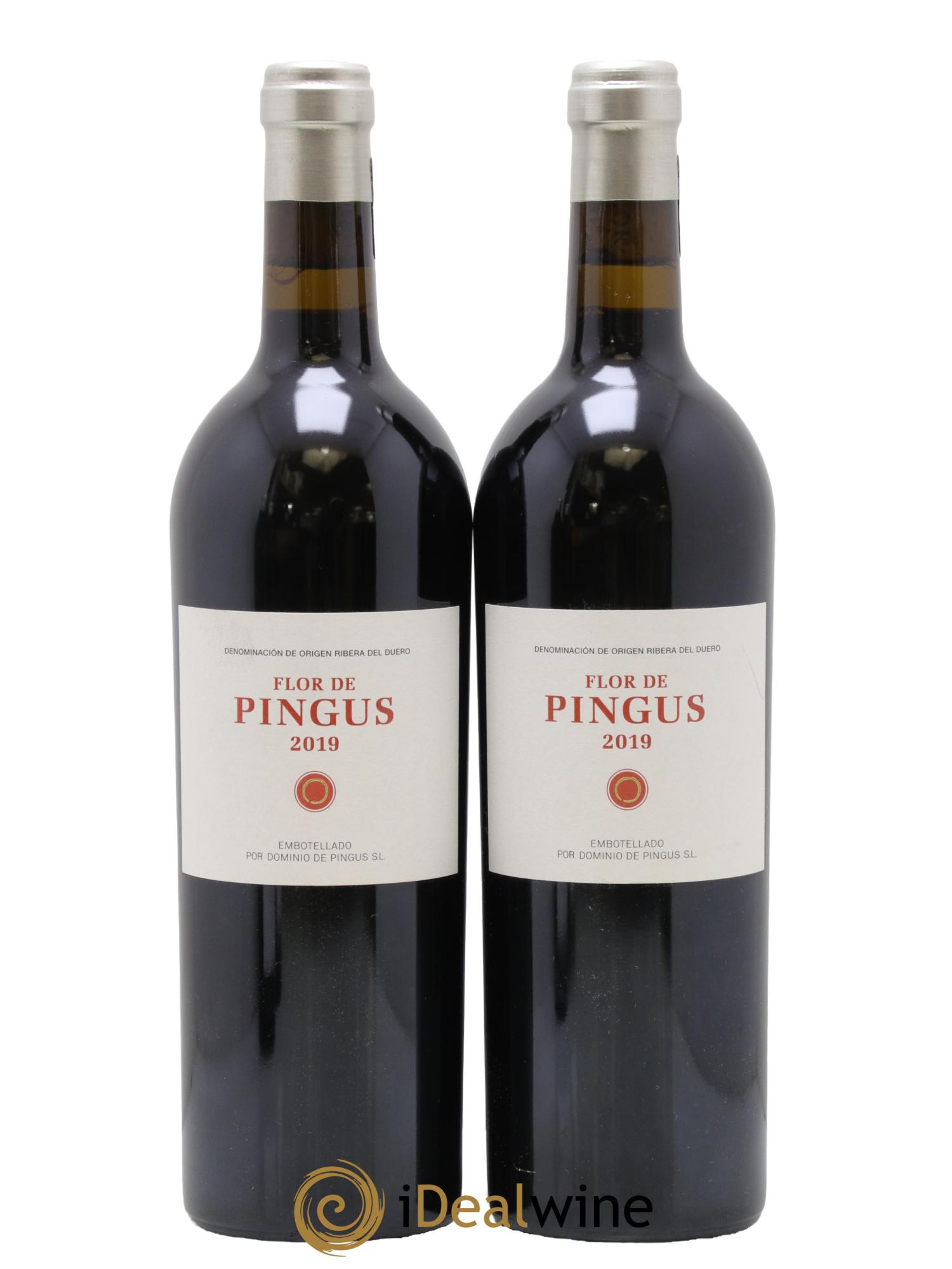 Ribera Del Duero Flor de Pingus Dominio de Pingus - Peter Sisseck 2019 - Lotto di 2 bottiglie - 0