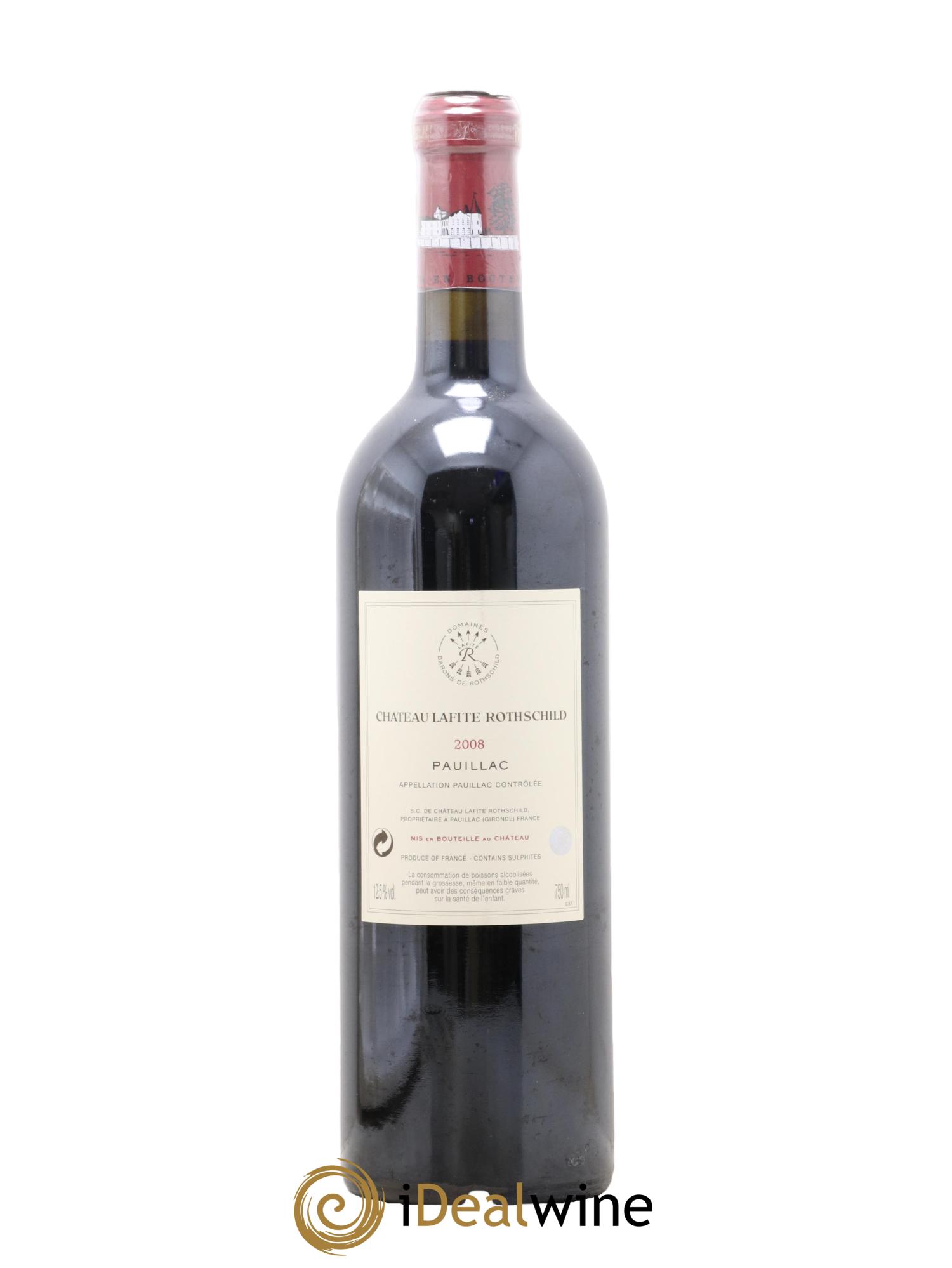 Château Lafite Rothschild 1er Grand Cru Classé 2008 - Lot of 1 bottle - 1