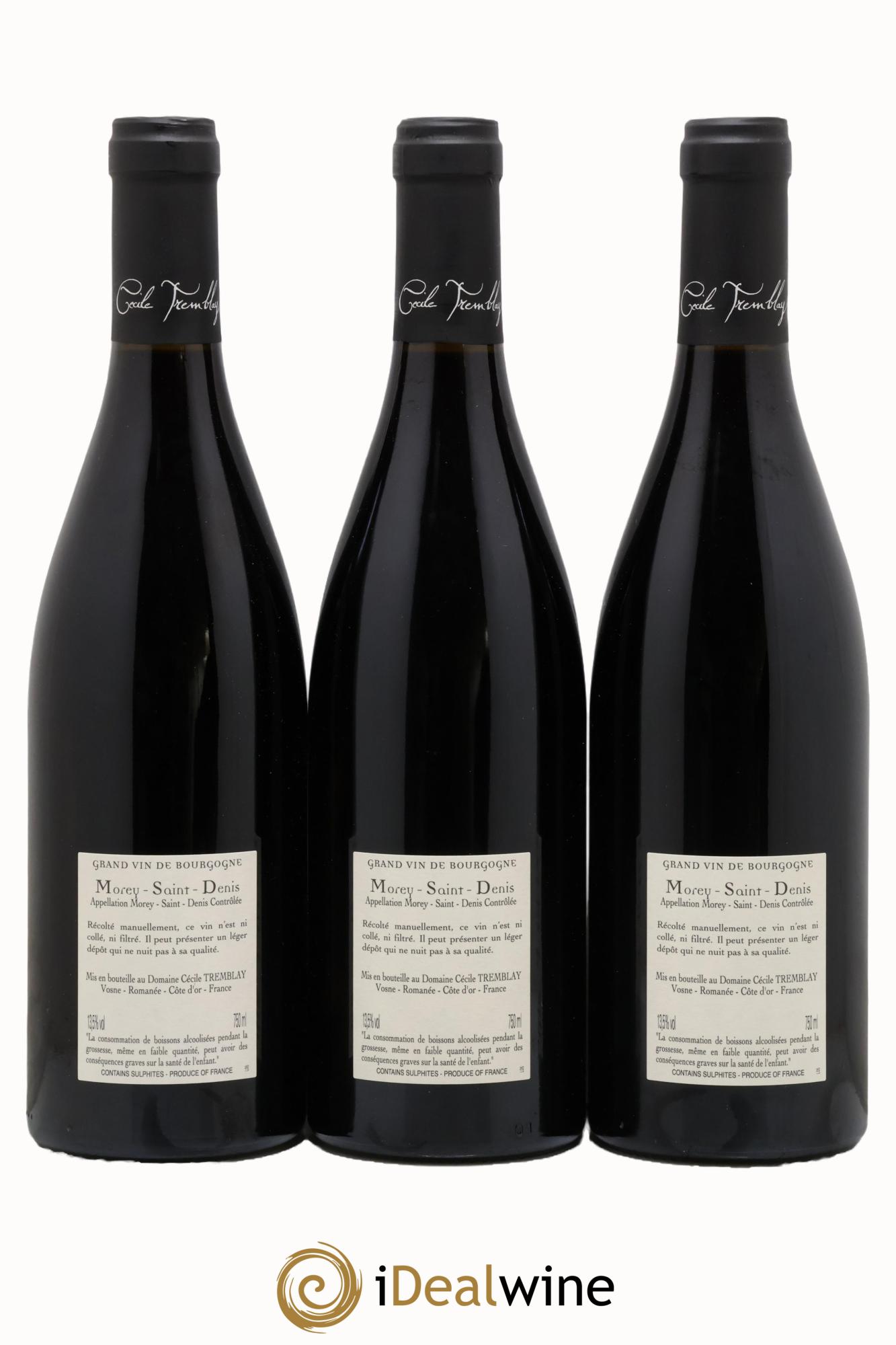 Morey Saint-Denis Très Girard Cécile Tremblay 2022 - Lot de 3 bouteilles - 1