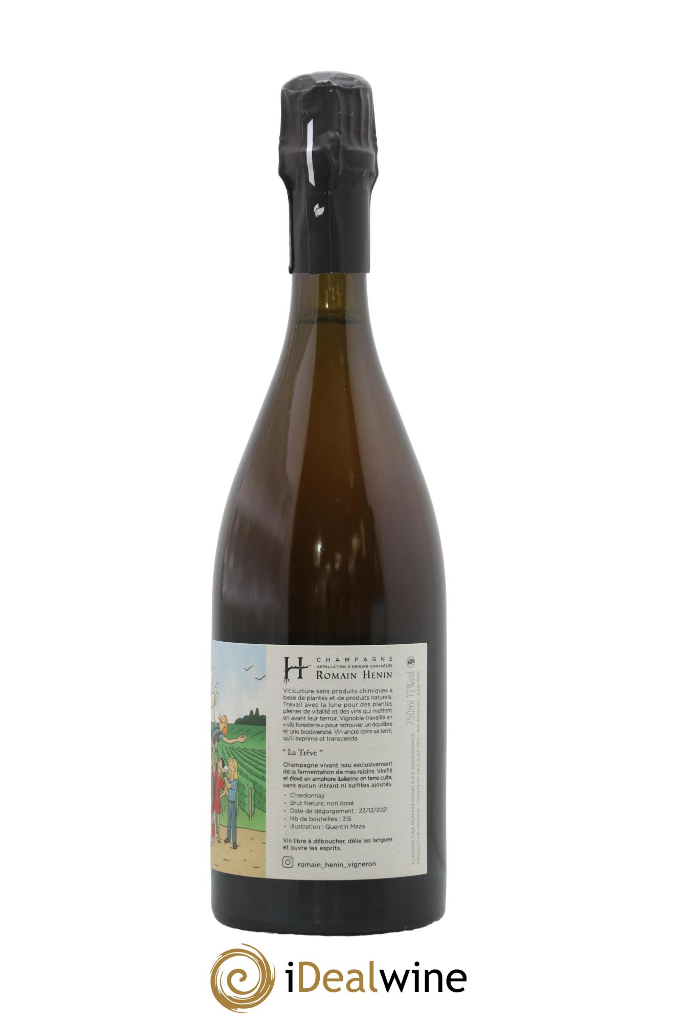 Champagne La Trève Romain Henin - Posten von 1 Flasche - 1