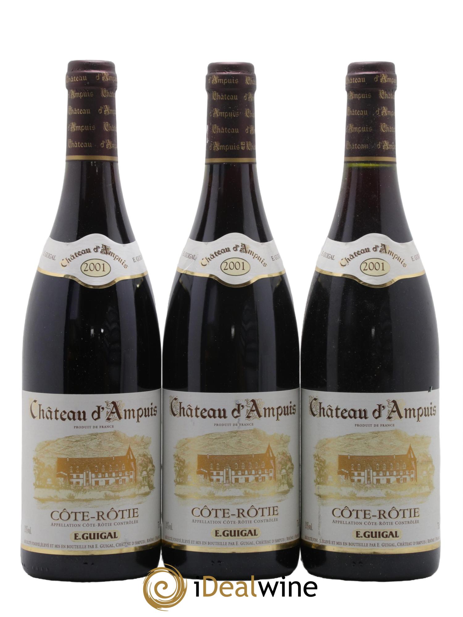 Côte-Rôtie Château d'Ampuis Guigal 2001 - Lot of 6 bottles - 1