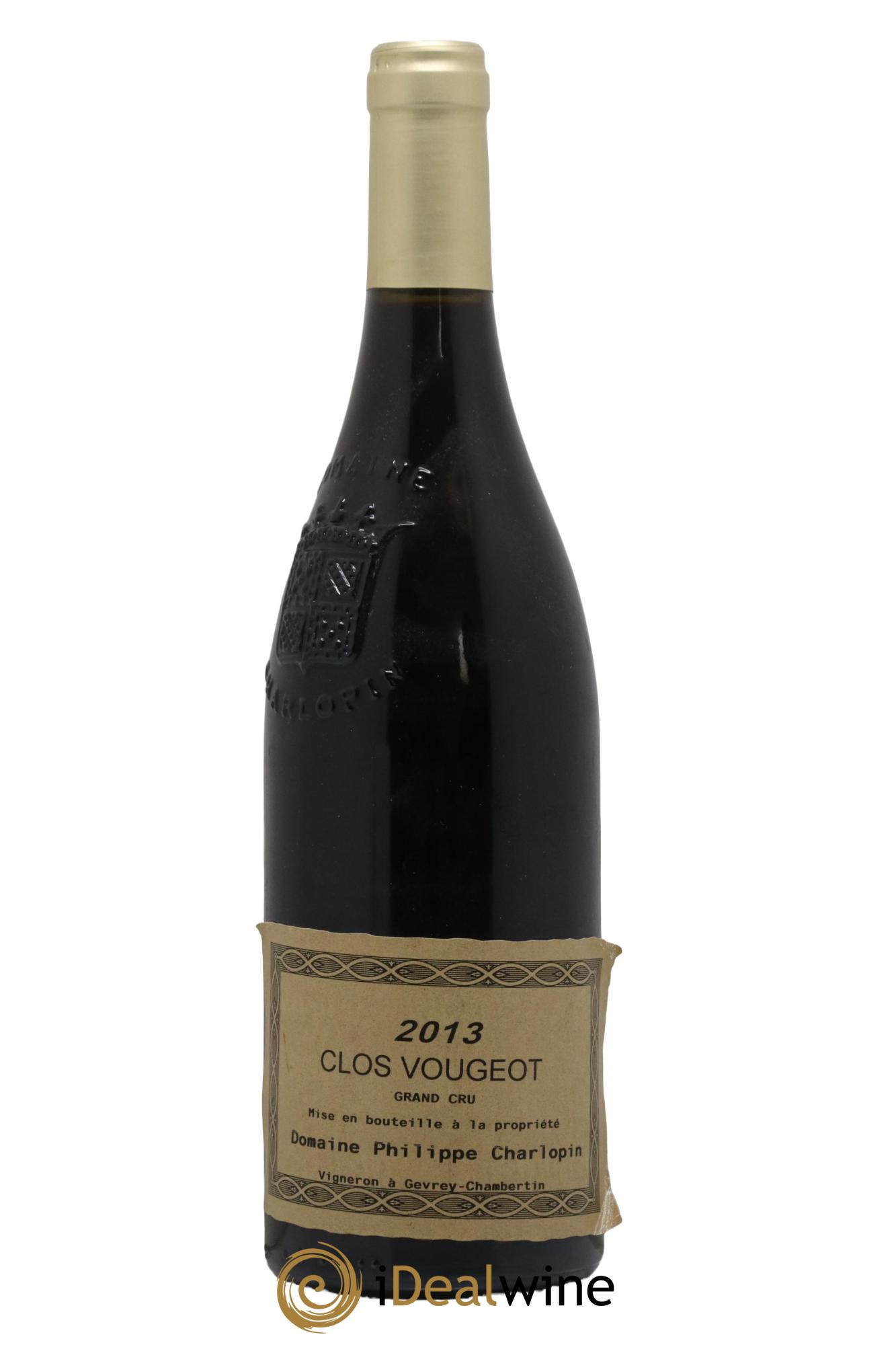 Clos de Vougeot Grand Cru Charlopin-Parizot Domaine Philippe Charlopin 2013 - Lot de 1 bouteille - 0