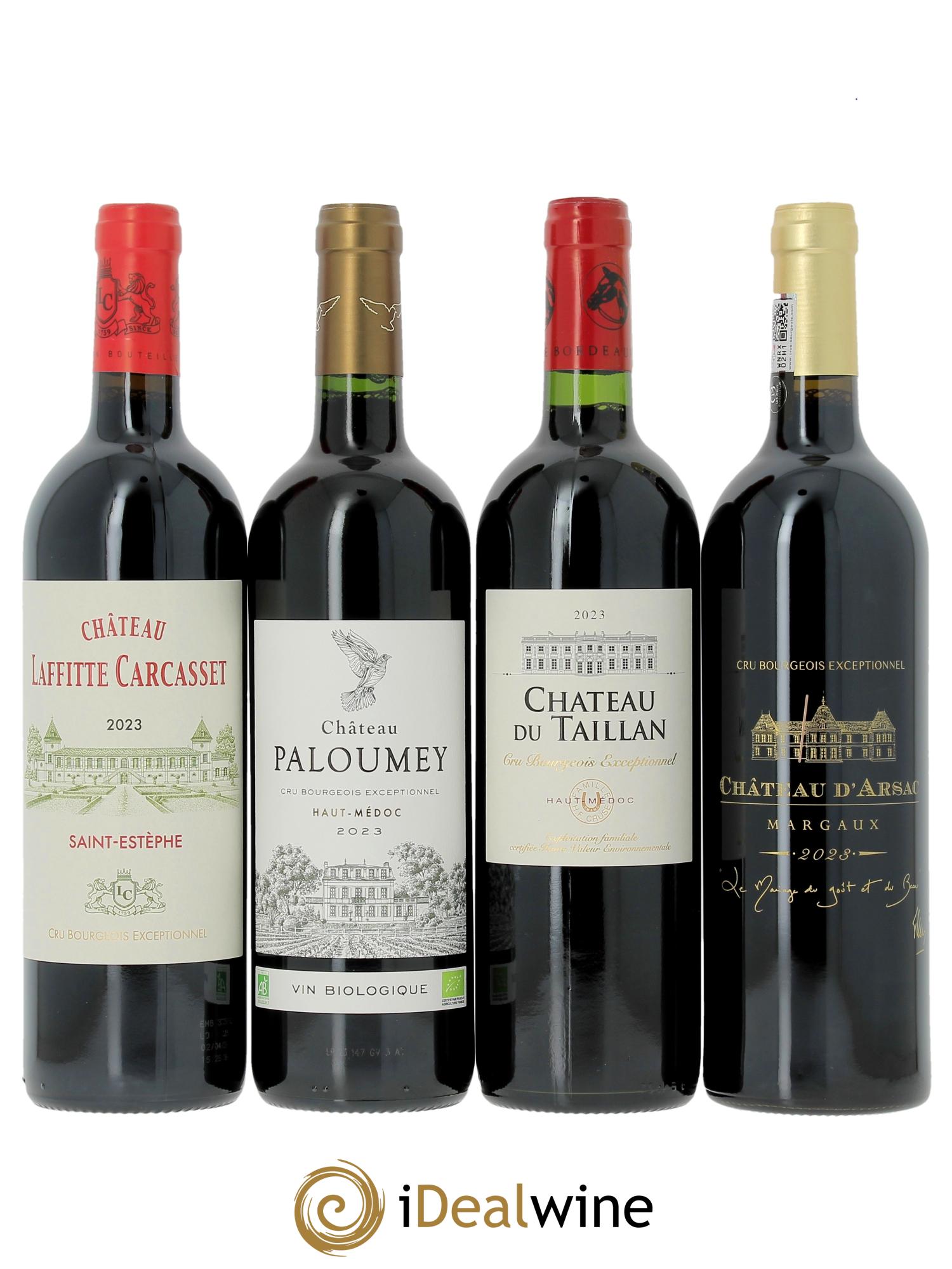 Caisse panachée Les 14 Crus Bourgeois Exceptionnels 2023 - Lot of 14 bottles - 1