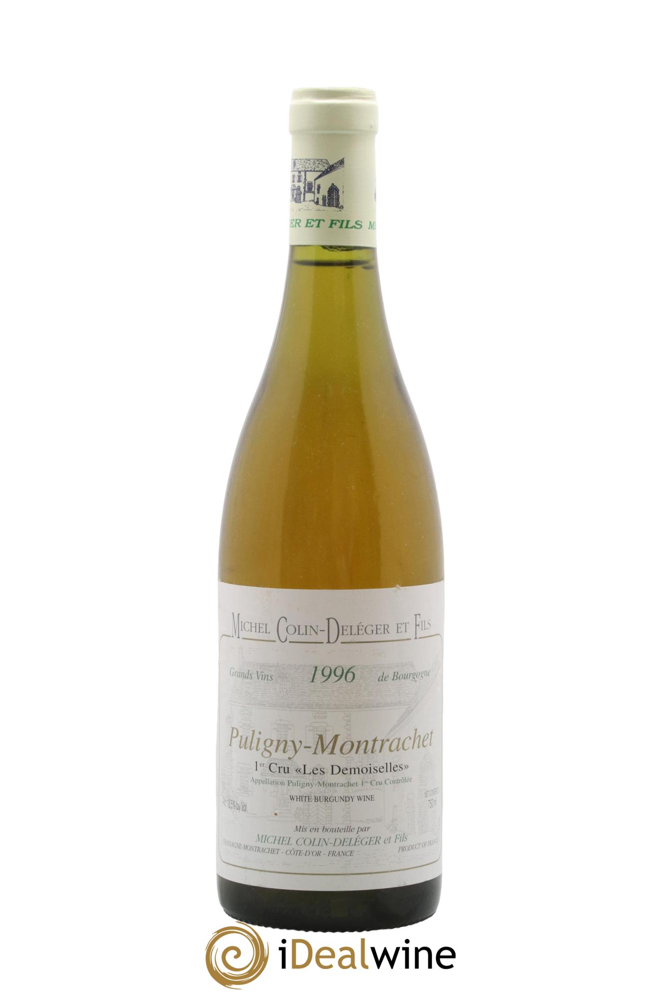 Puligny-Montrachet 1er Cru Les Demoiselles Michel Colin-Deléger (Domaine) 1996 - Lot de 1 bouteille - 0