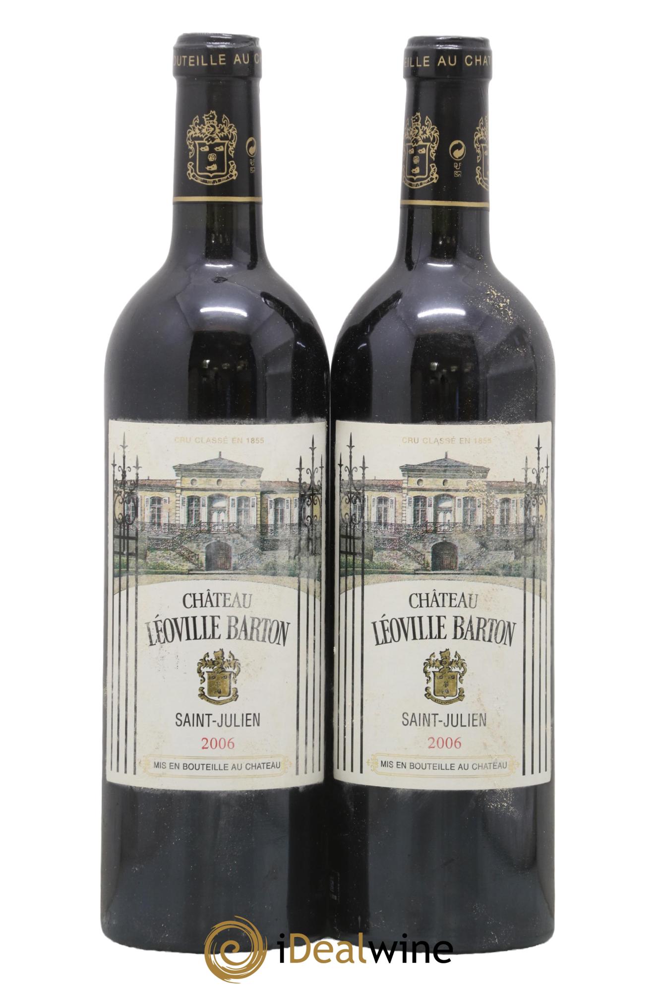 Château Léoville Barton 2ème Grand Cru Classé 2006 - Lot de 2 bouteilles - 0