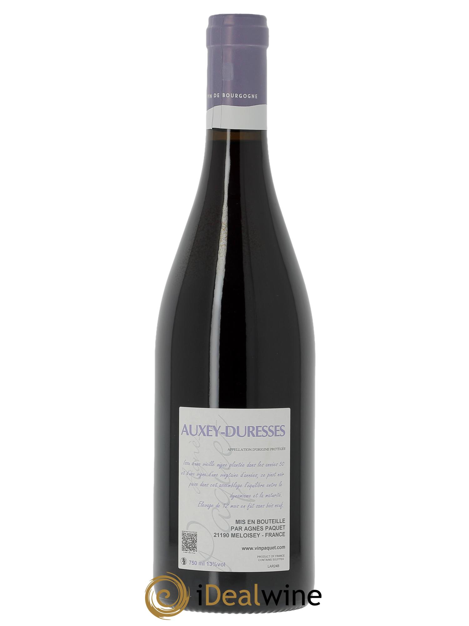 Auxey-Duresses Agnès Paquet (Domaine) 2024 - Lot of 1 bottle - 1