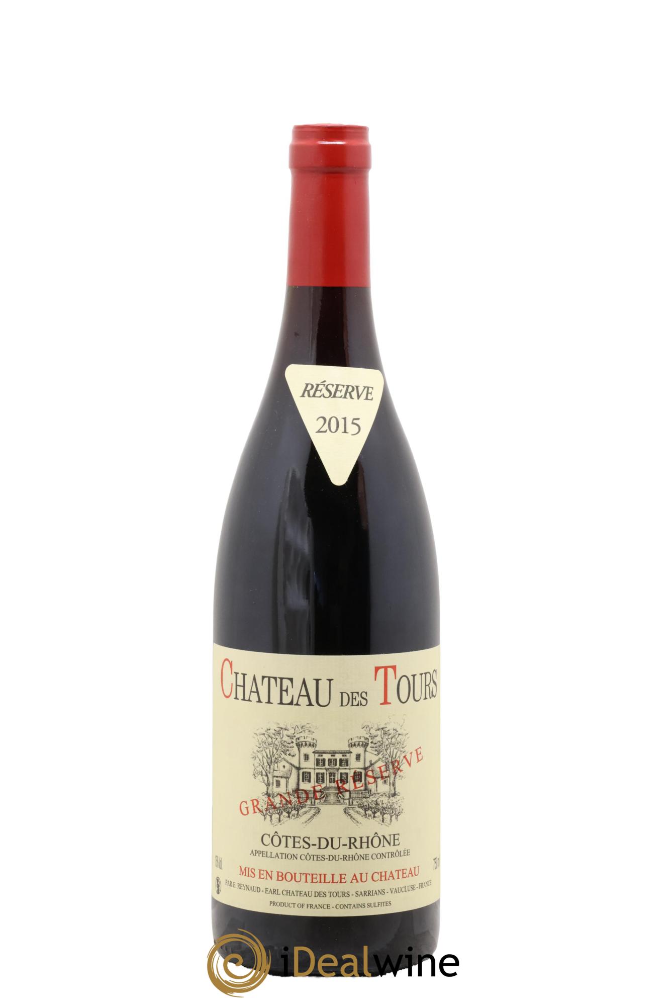 Côtes-du-Rhône Château des Tours Grande Réserve Emmanuel Reynaud 2015 - Posten von 1 Flasche - 0