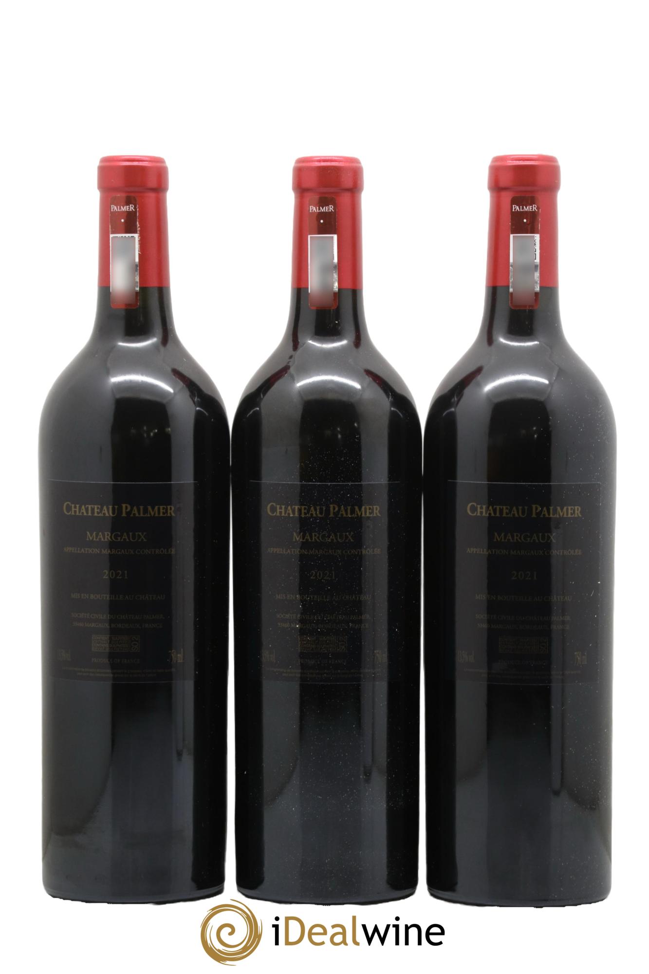Château Palmer 3ème Grand Cru Classé 2021 - Lot of 3 bottles - 1