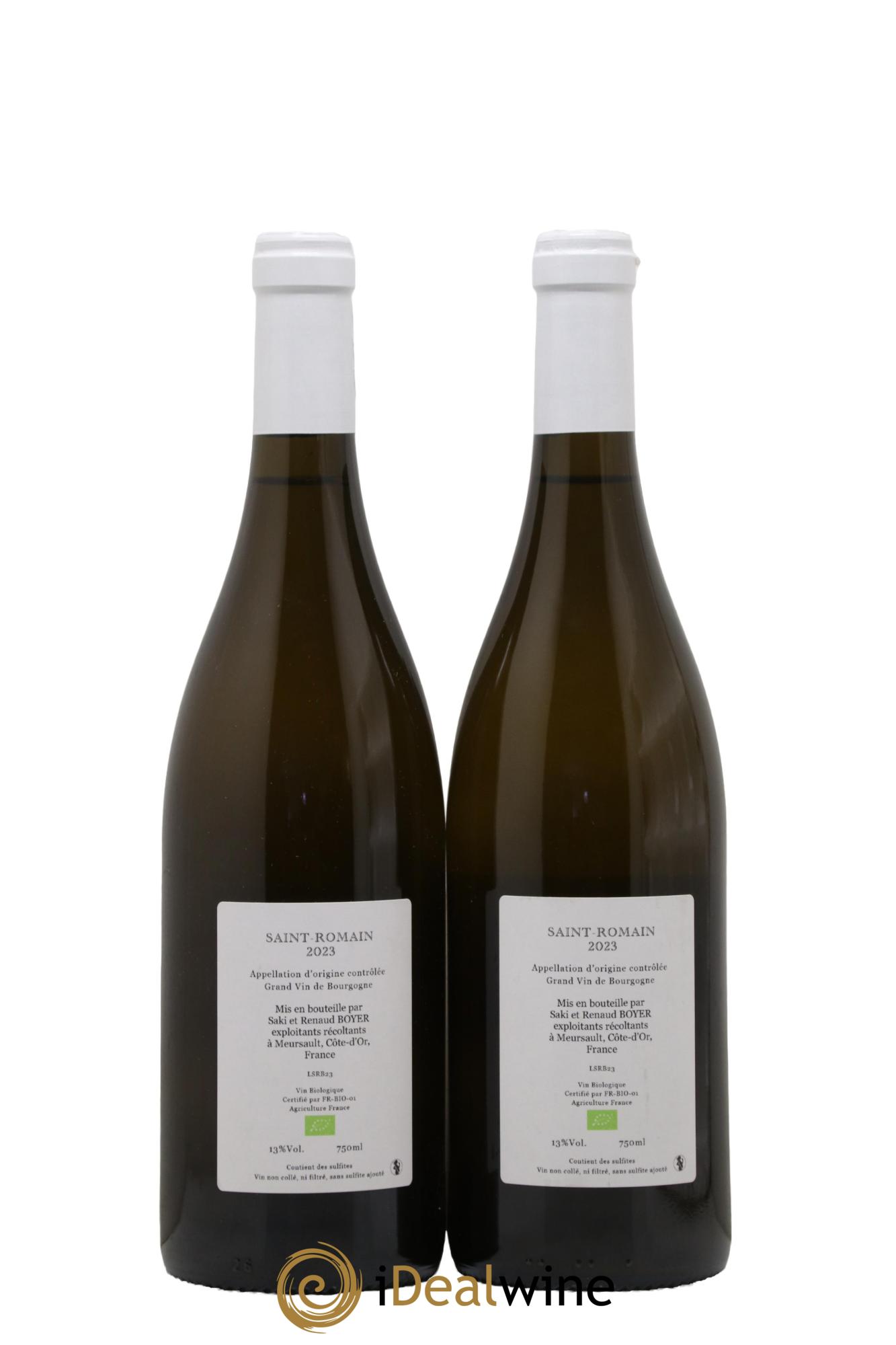 Saint-Romain Renaud Boyer 2023 - Lot de 2 bouteilles - 1