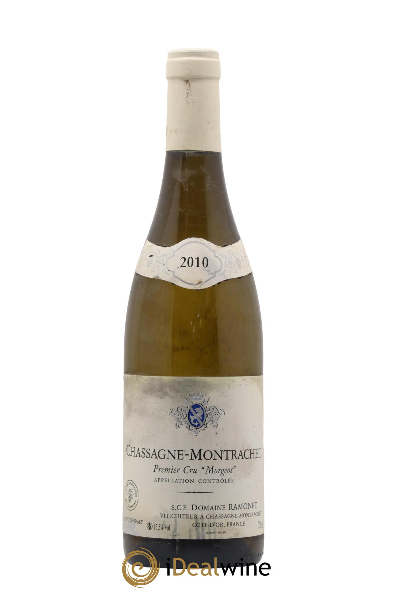 Chassagne-Montrachet 1er Cru Morgeot Ramonet (Domaine) 2010 - Lot de 1 bouteille - 0