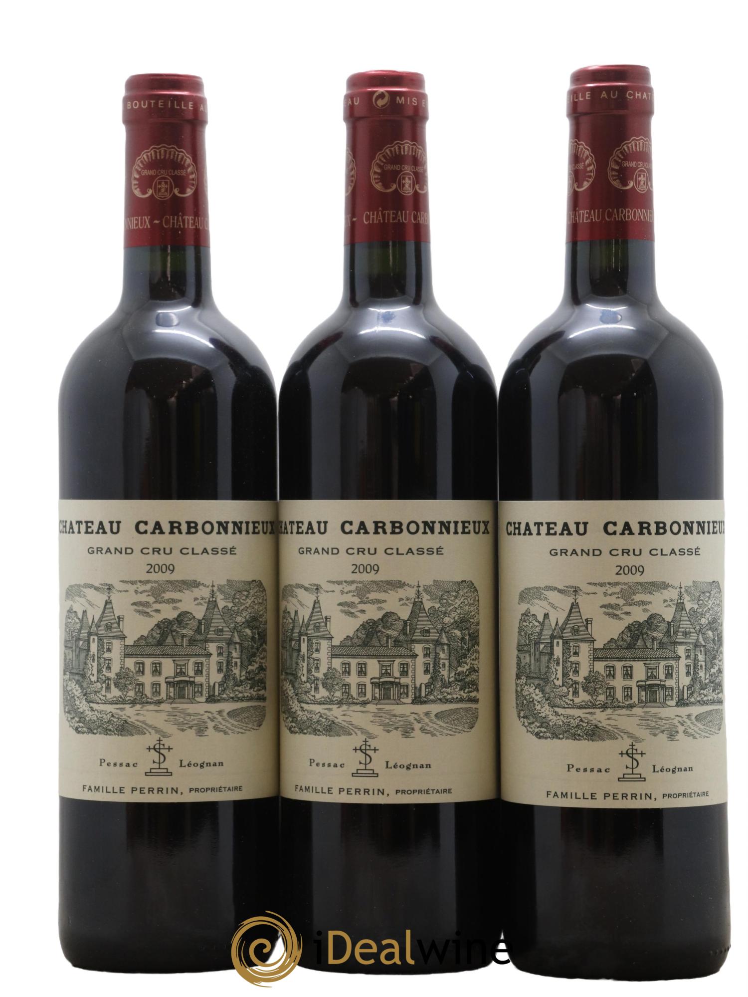Château Carbonnieux Cru Classé de Graves 2009 - Lot de 6 bouteilles - 1