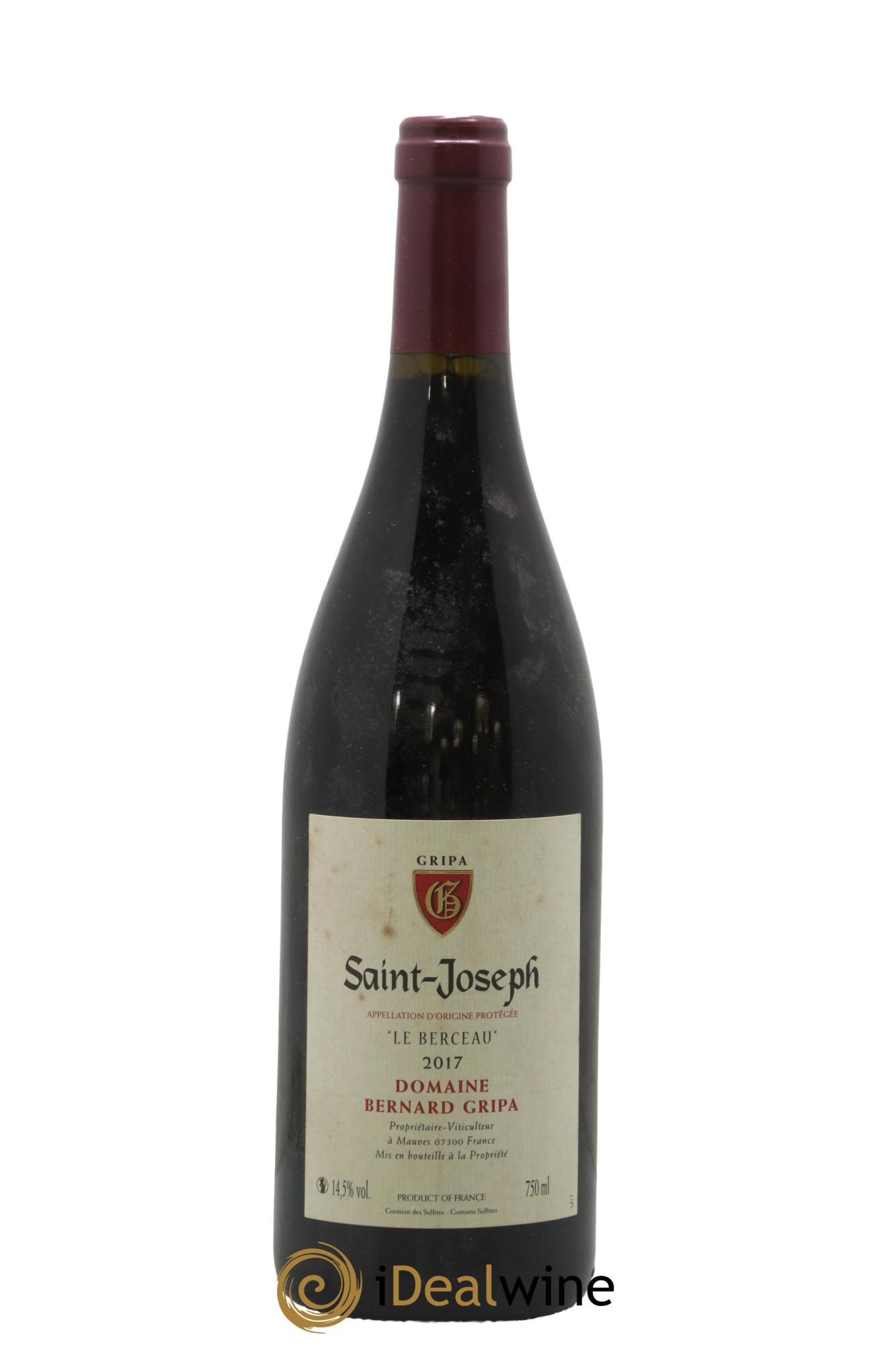 Saint-Joseph Le Berceau Bernard Gripa (Domaine) 2017 - Lot of 1 bottle - 0