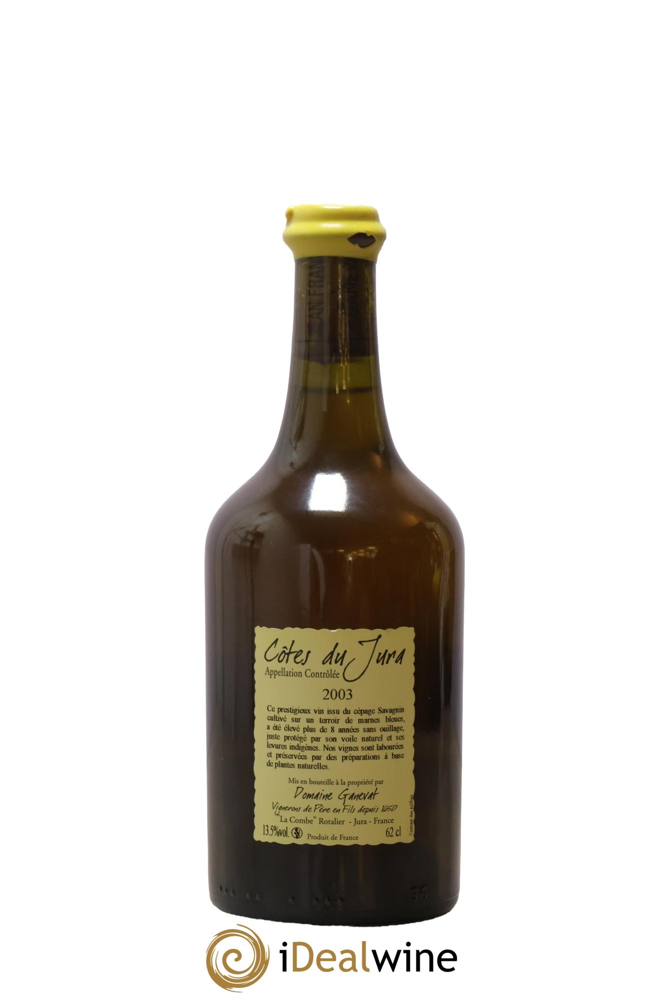 Côtes du Jura Vin Jaune Jean-François Ganevat (Domaine) 2003 - Lot de 1 clavelin - 1
