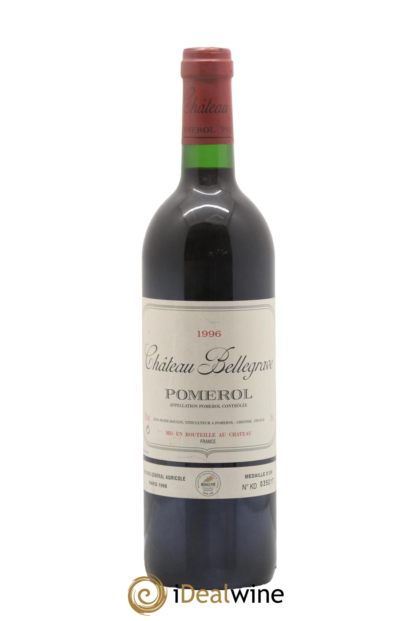 Château Bellegrave 1996 - Lot of 1 bottle - 0