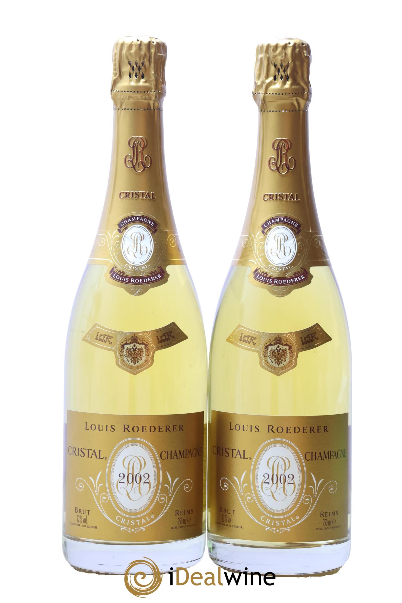 Cristal Louis Roederer 2002 - Lot de 2 bouteilles - 0