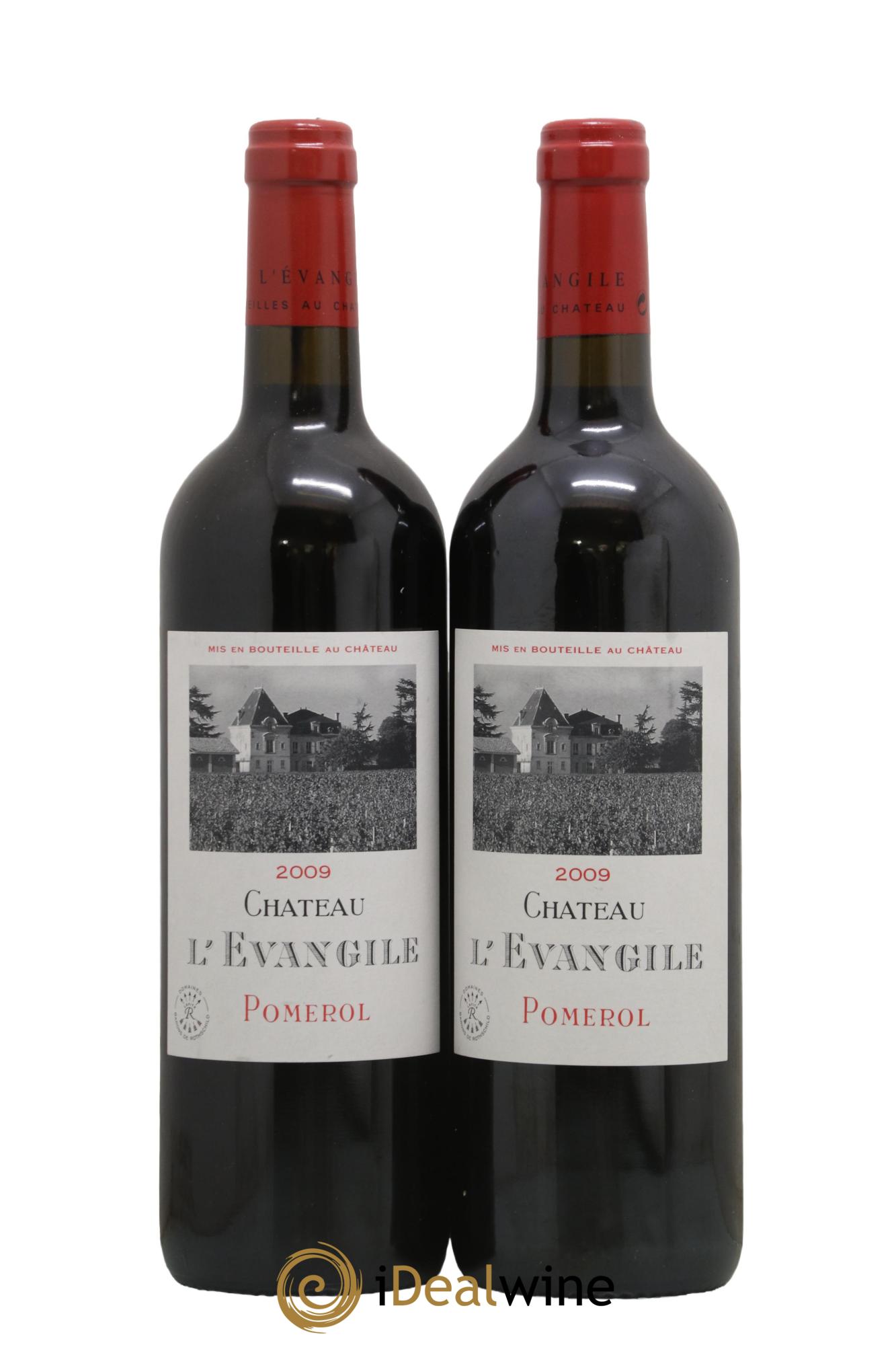 Château l' Évangile 2009 - Lot de 2 bouteilles - 0