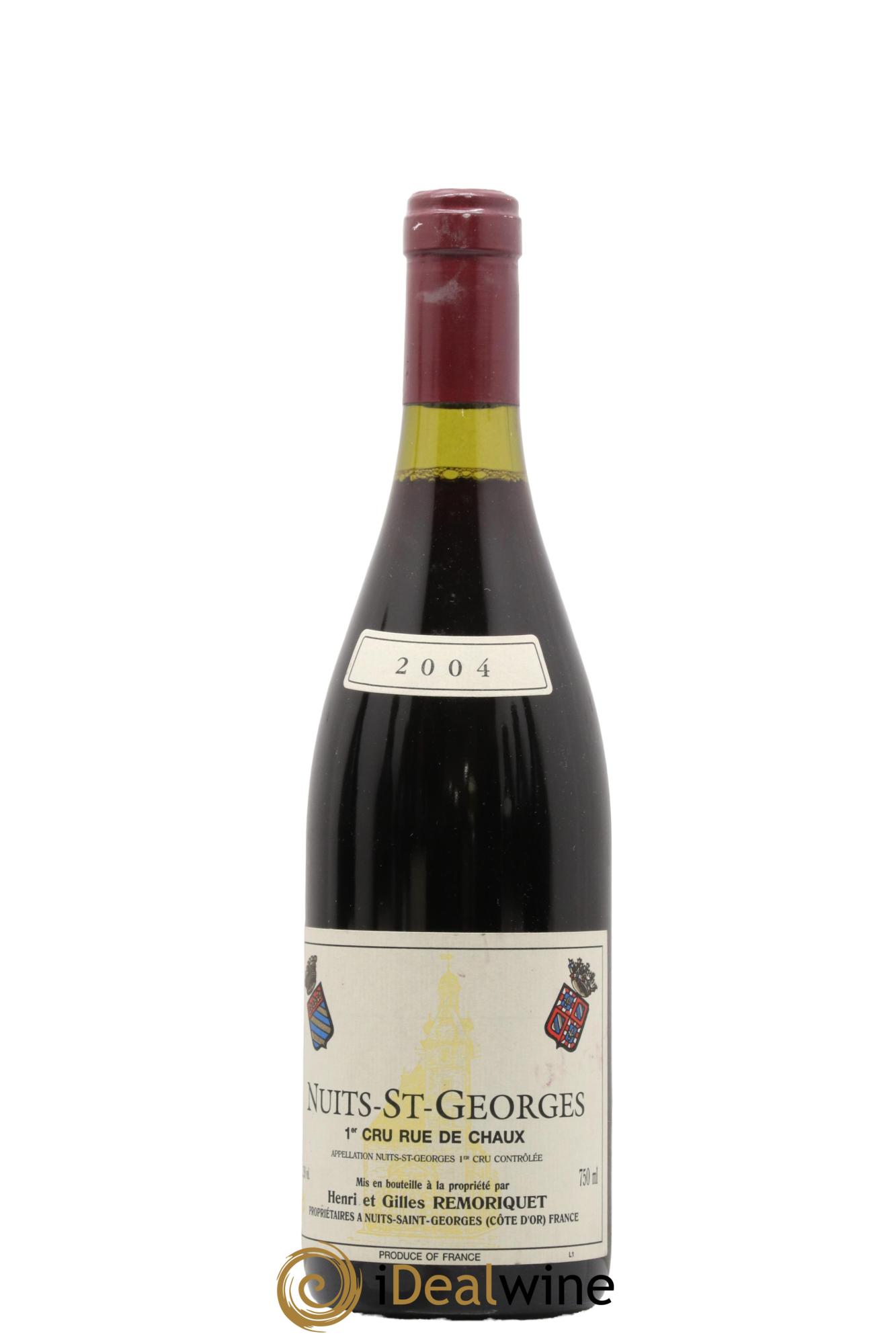 Nuits-Saint-Georges 1er Cru Rue de Chaux Gilles Remoriquet 2004 - Lot de 1 bouteille - 0
