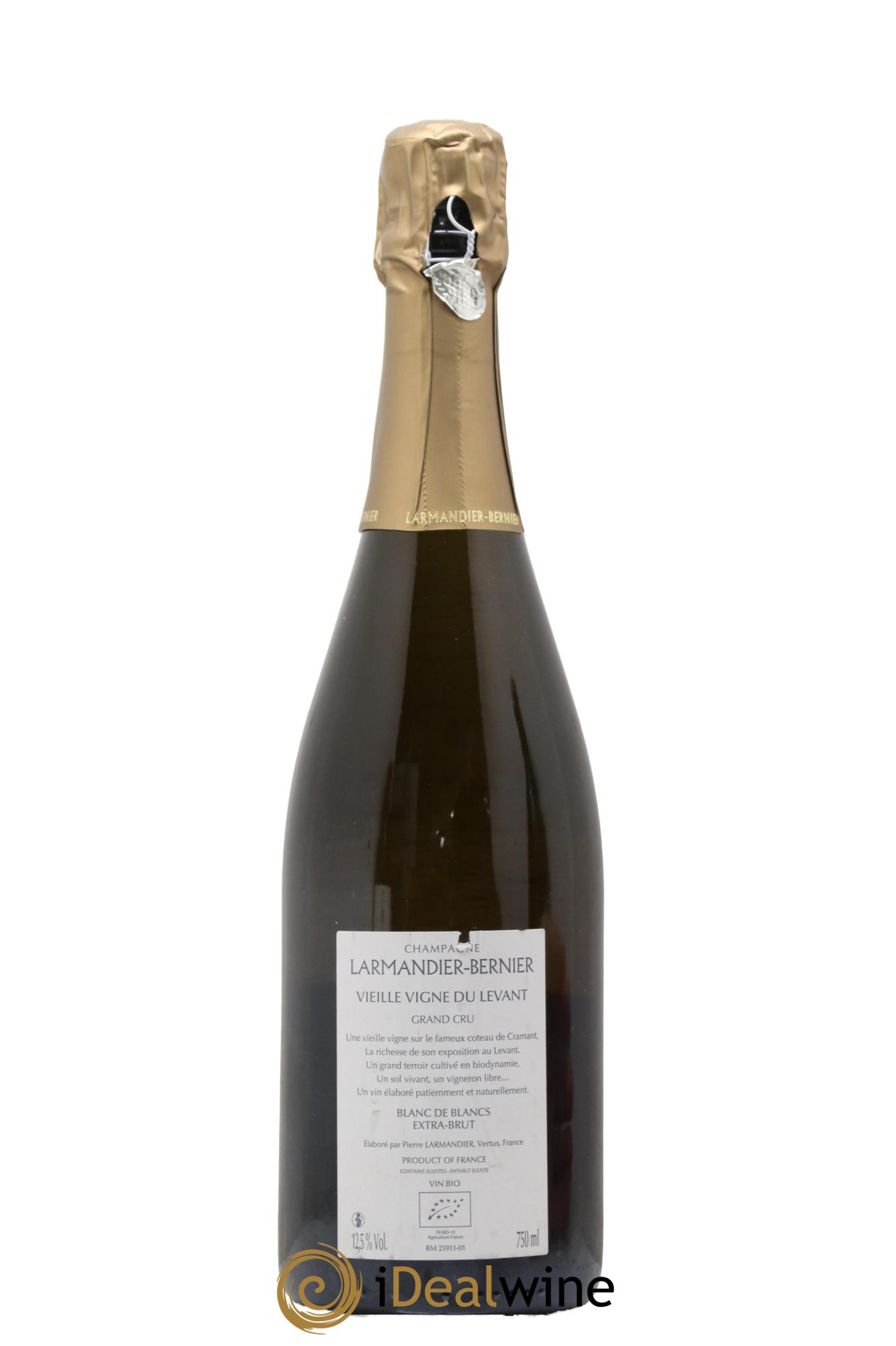 Vieille Vigne du Levant Grand Cru Extra-Brut Larmandier-Bernier 2012 - Lot de 1 bouteille - 1
