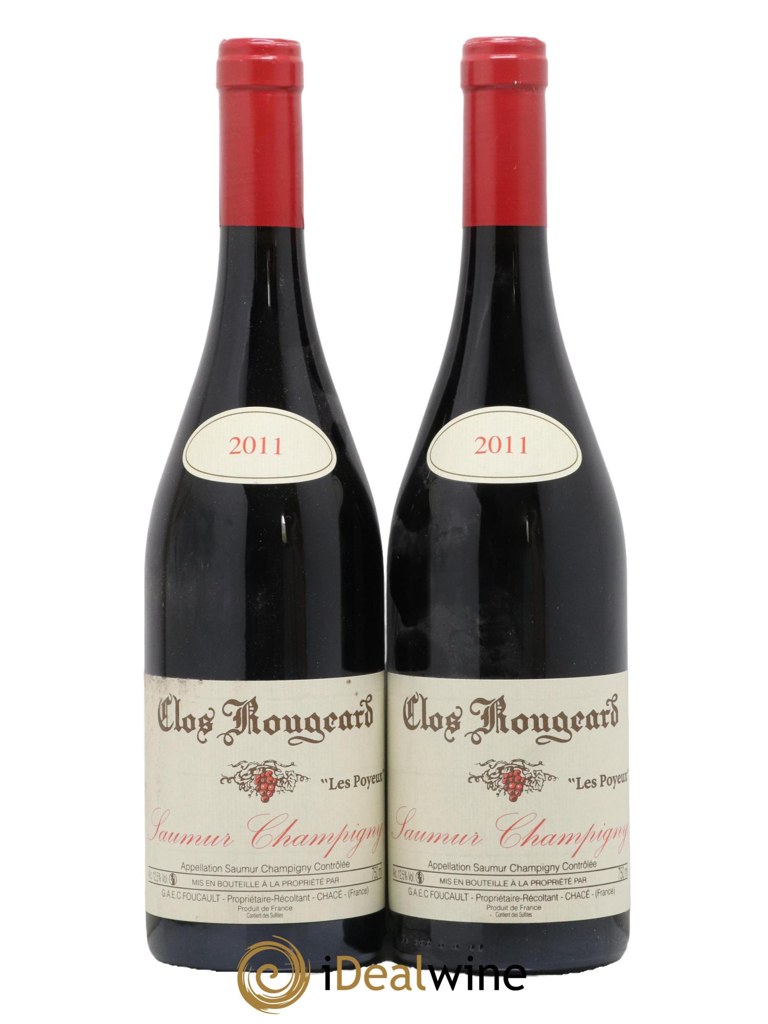 Saumur-Champigny Les Poyeux Clos Rougeard 2011 - Lot de 2 bouteilles - 0