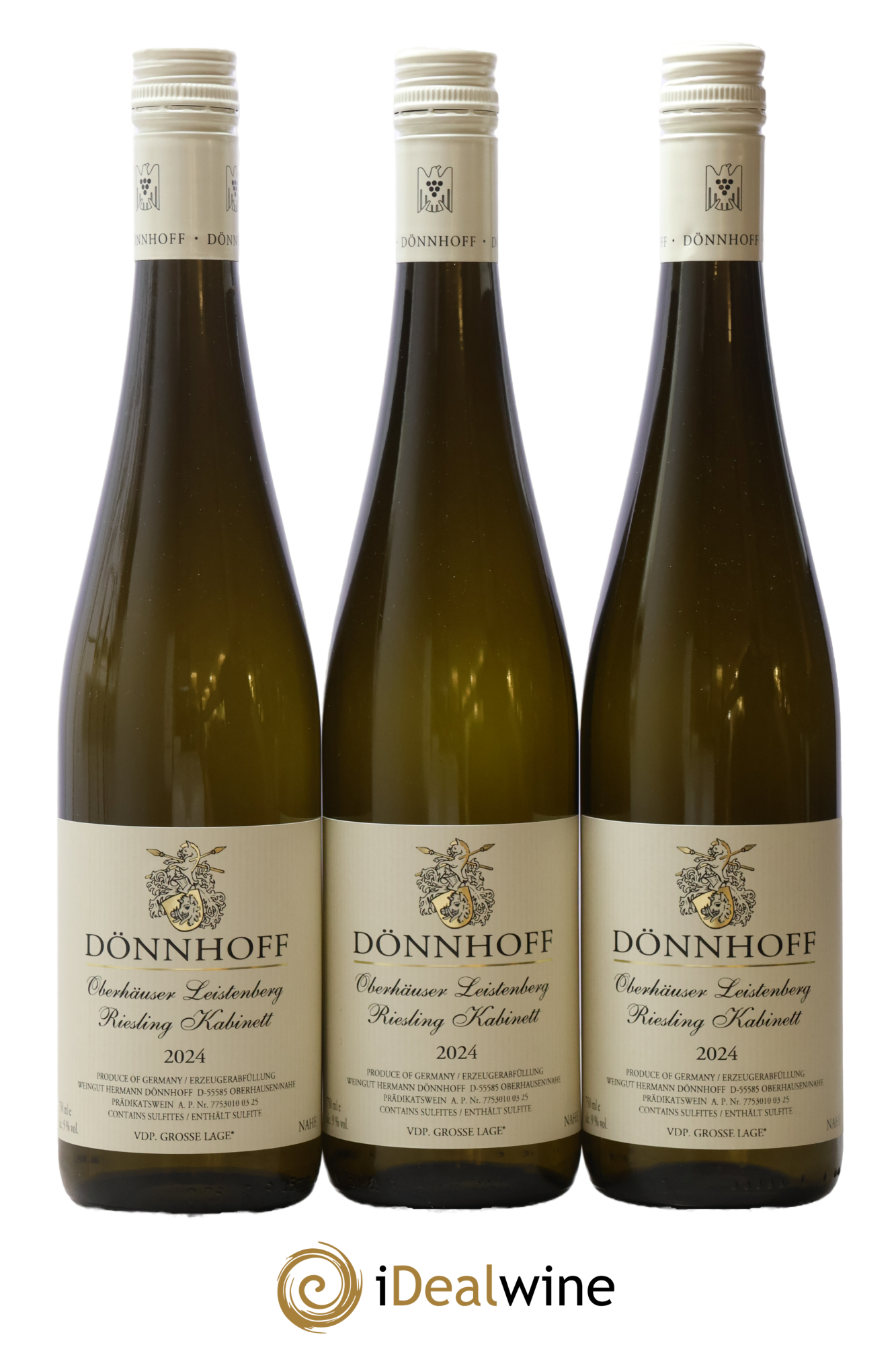 Riesling Donnhoff Oberhäuser Leistenberg Kabinett 2023 - Lot de 3 bouteilles - 0