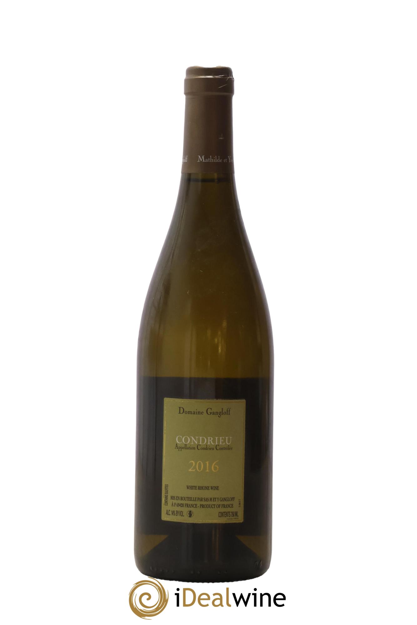 Condrieu Domaine Gangloff (Domaine) 2016 - Lot of 1 bottle - 1